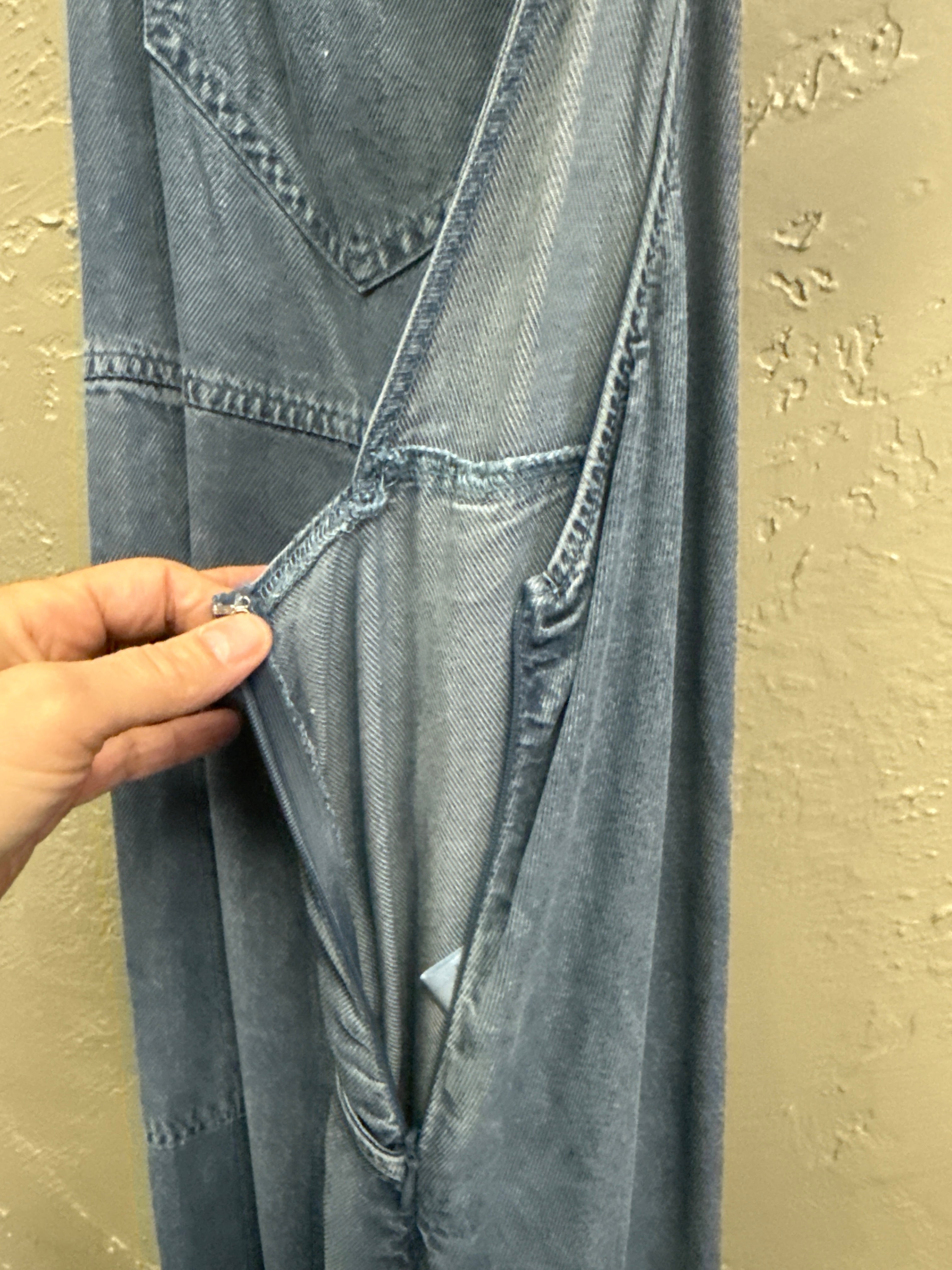 En Creme Denim Look Dress (org$70)