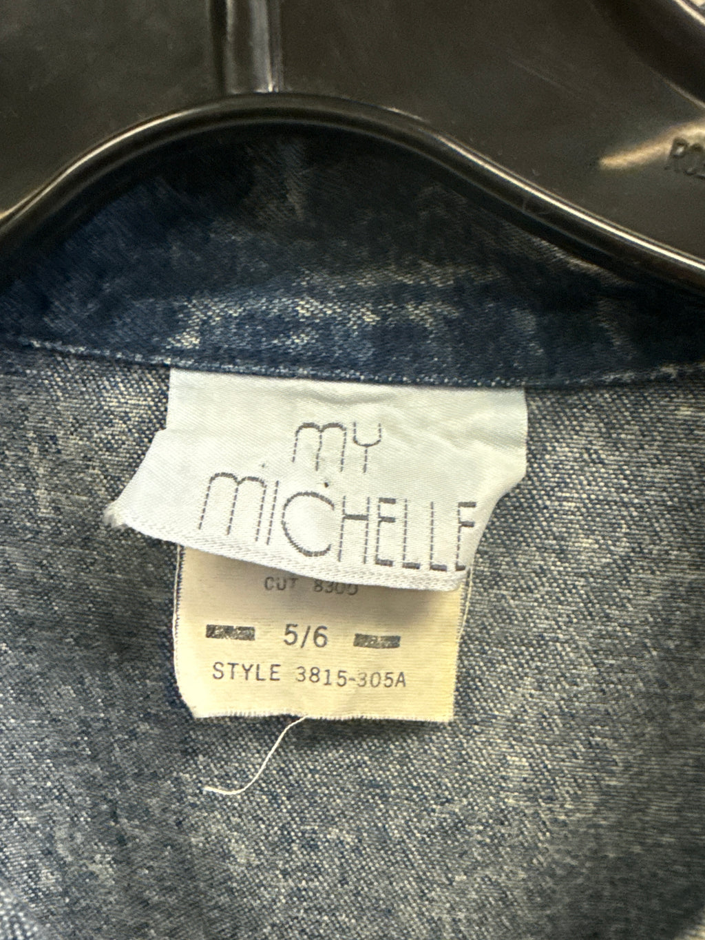 VTG MY MICHELLE ACID WASH DRESS