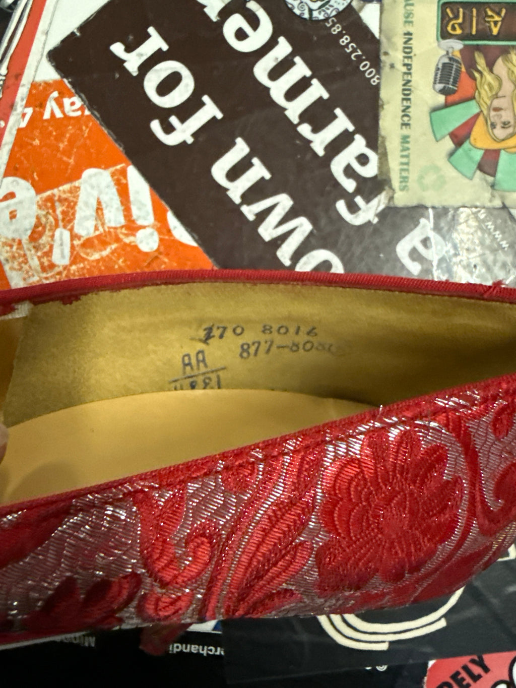 VTG MARILYN BROCADE PUMPS