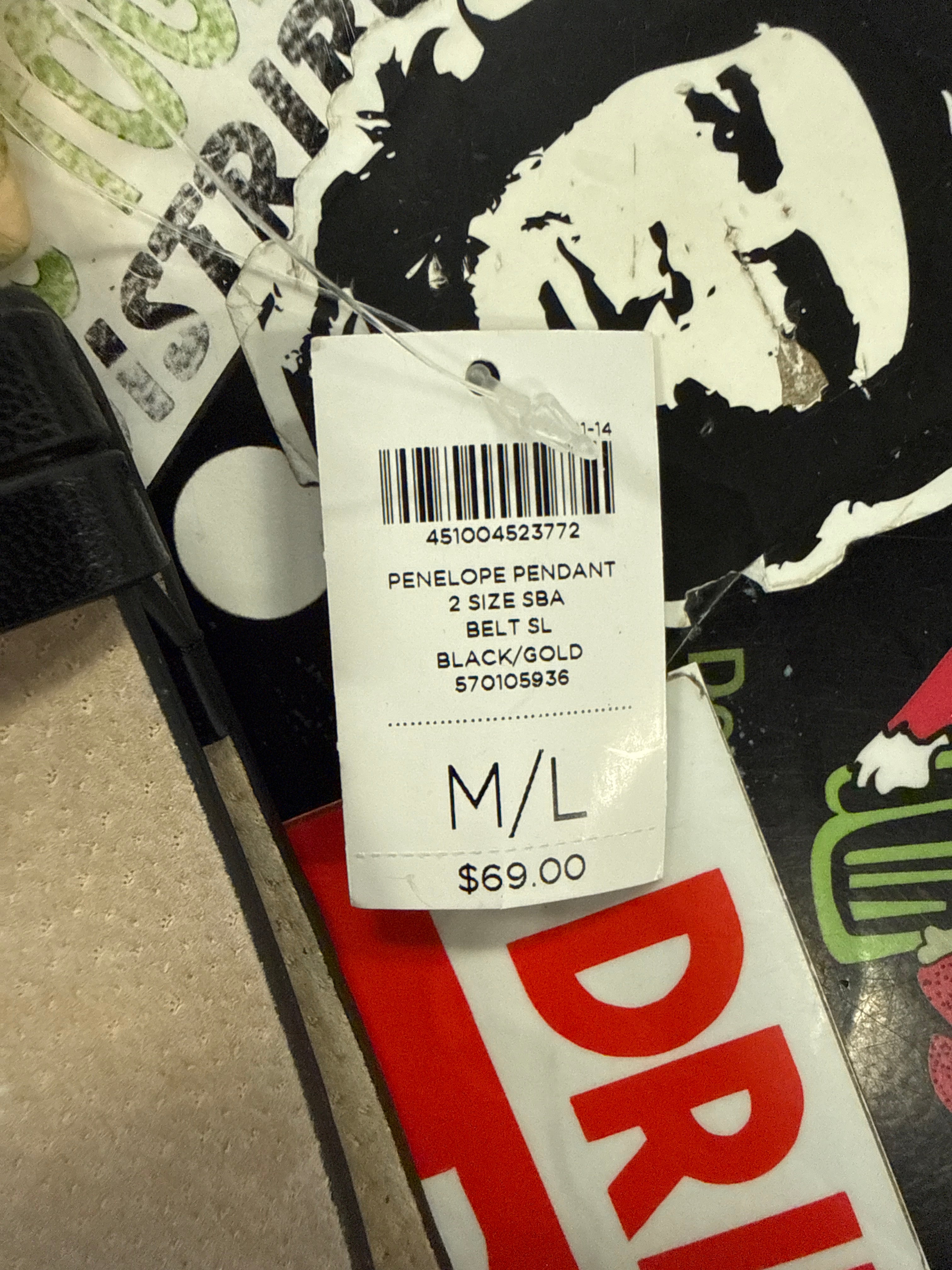 NWT CHICOS STATEMENT BELT (org$69)