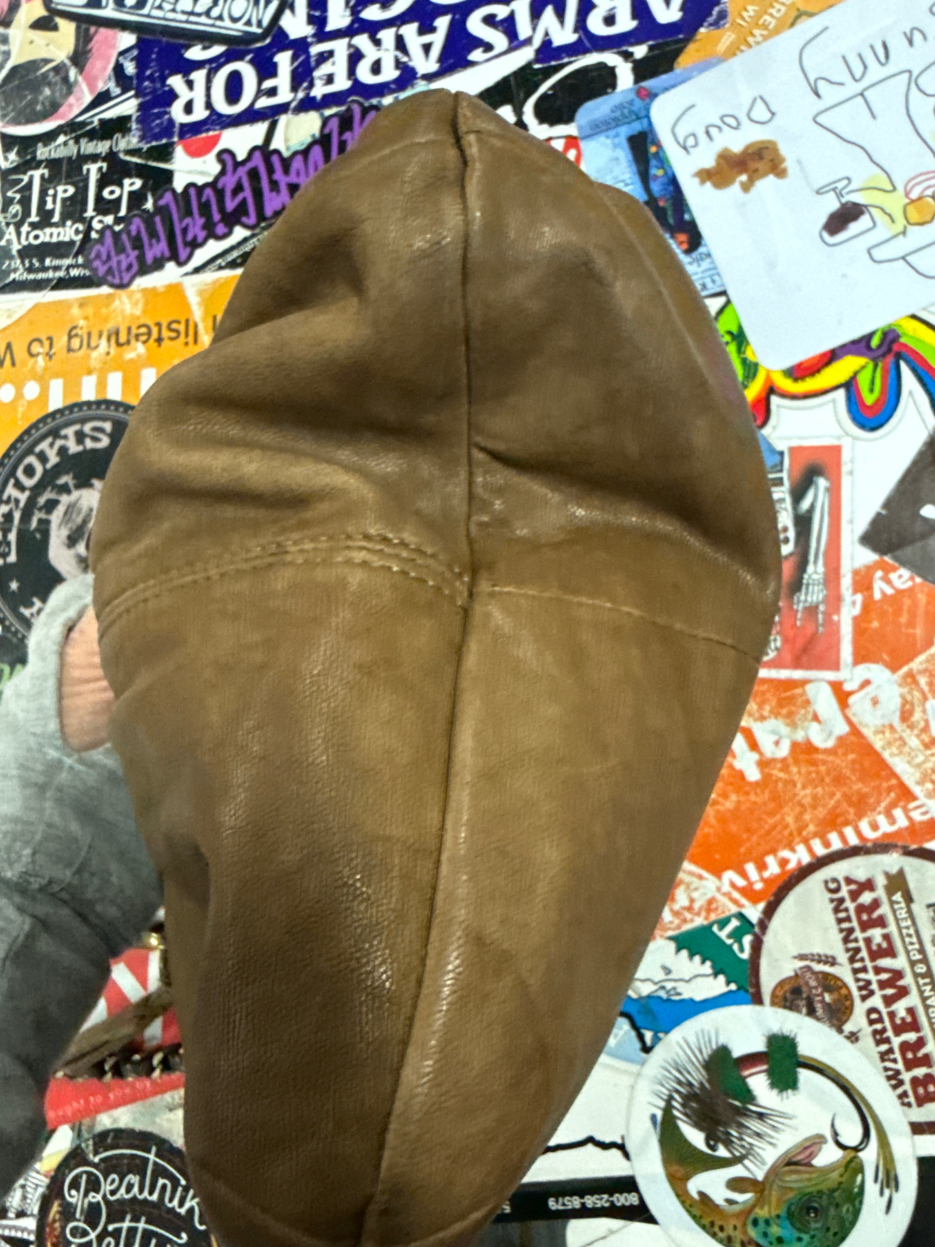 HOBO LEATHER SHOULDER BAG