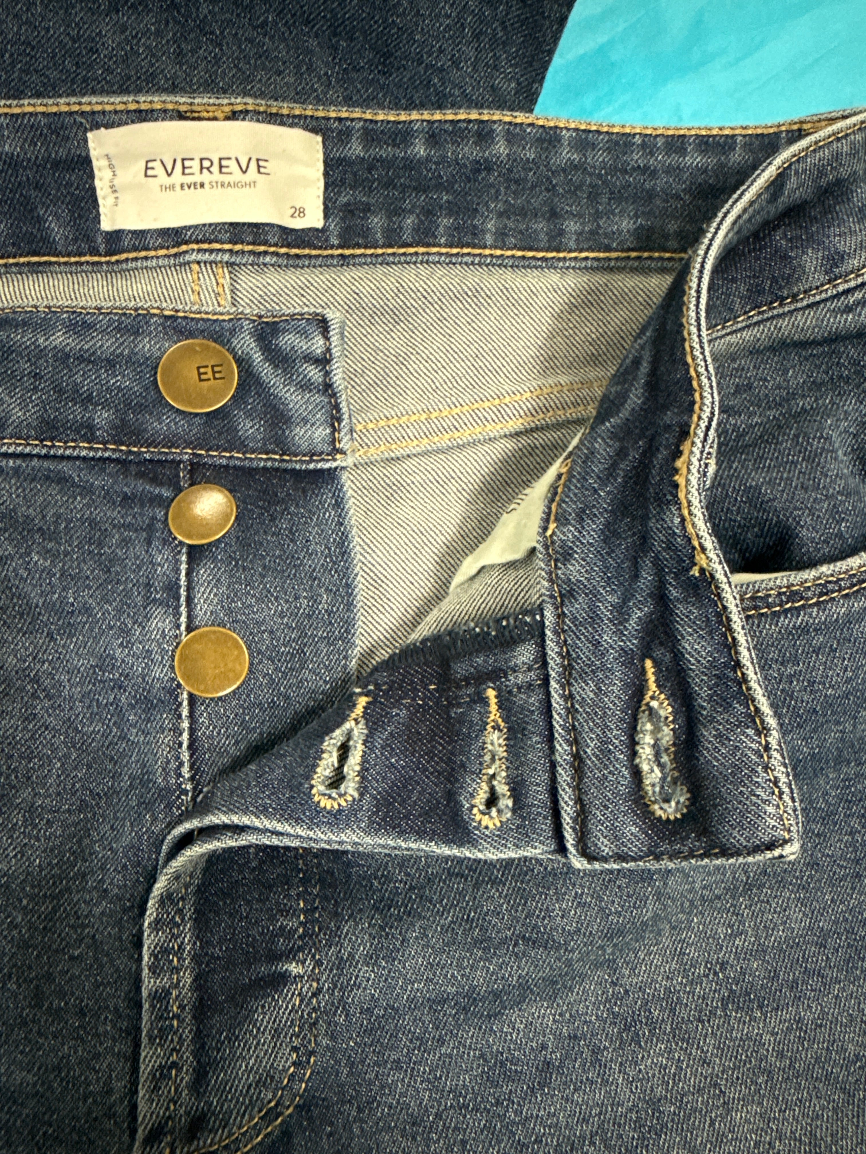 EVEREVE STRAIGHT CUFFED JEAN (org$138)