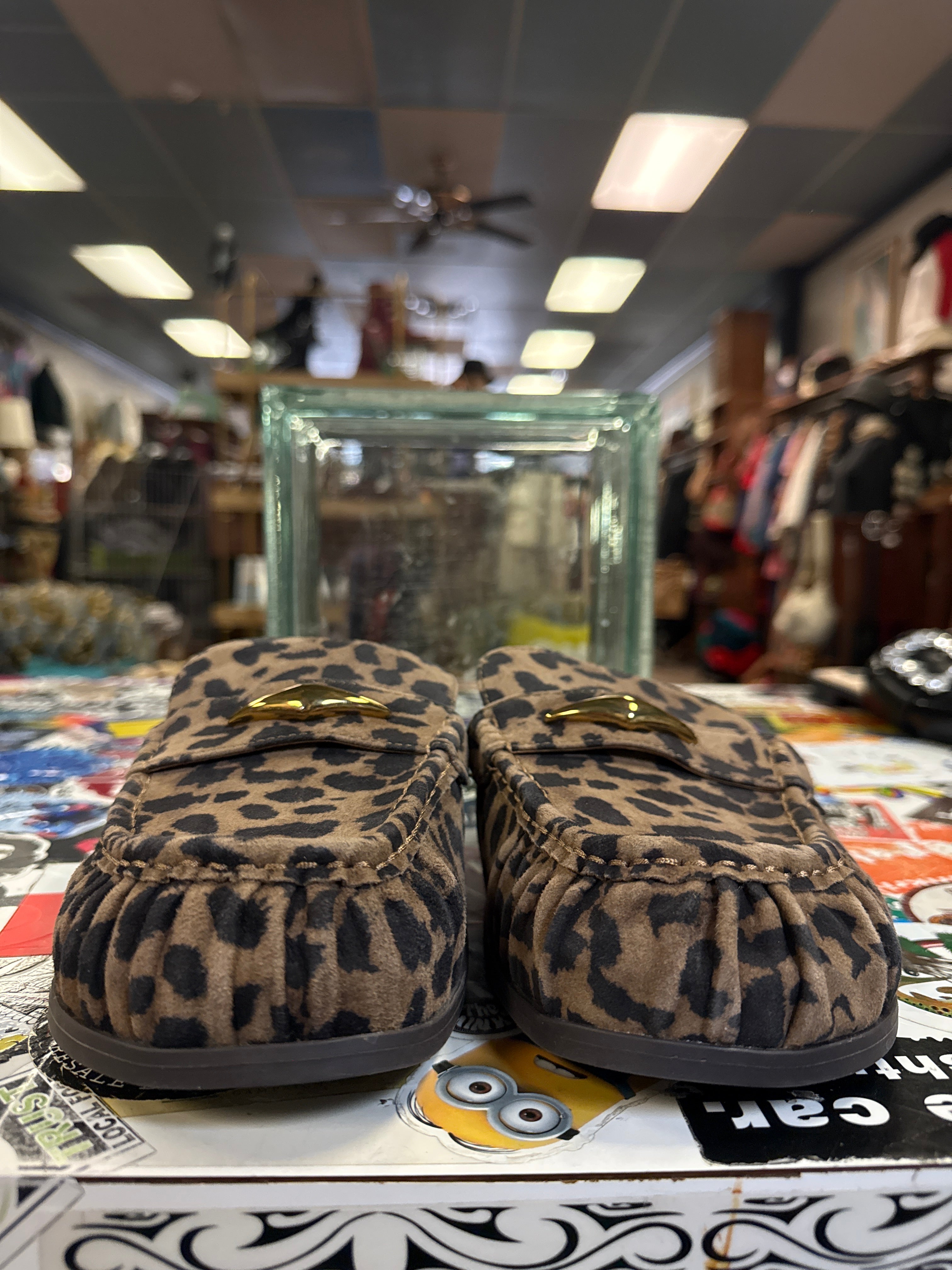 NWT DOLCE VITA LEOPARD SLIDES (org$155)