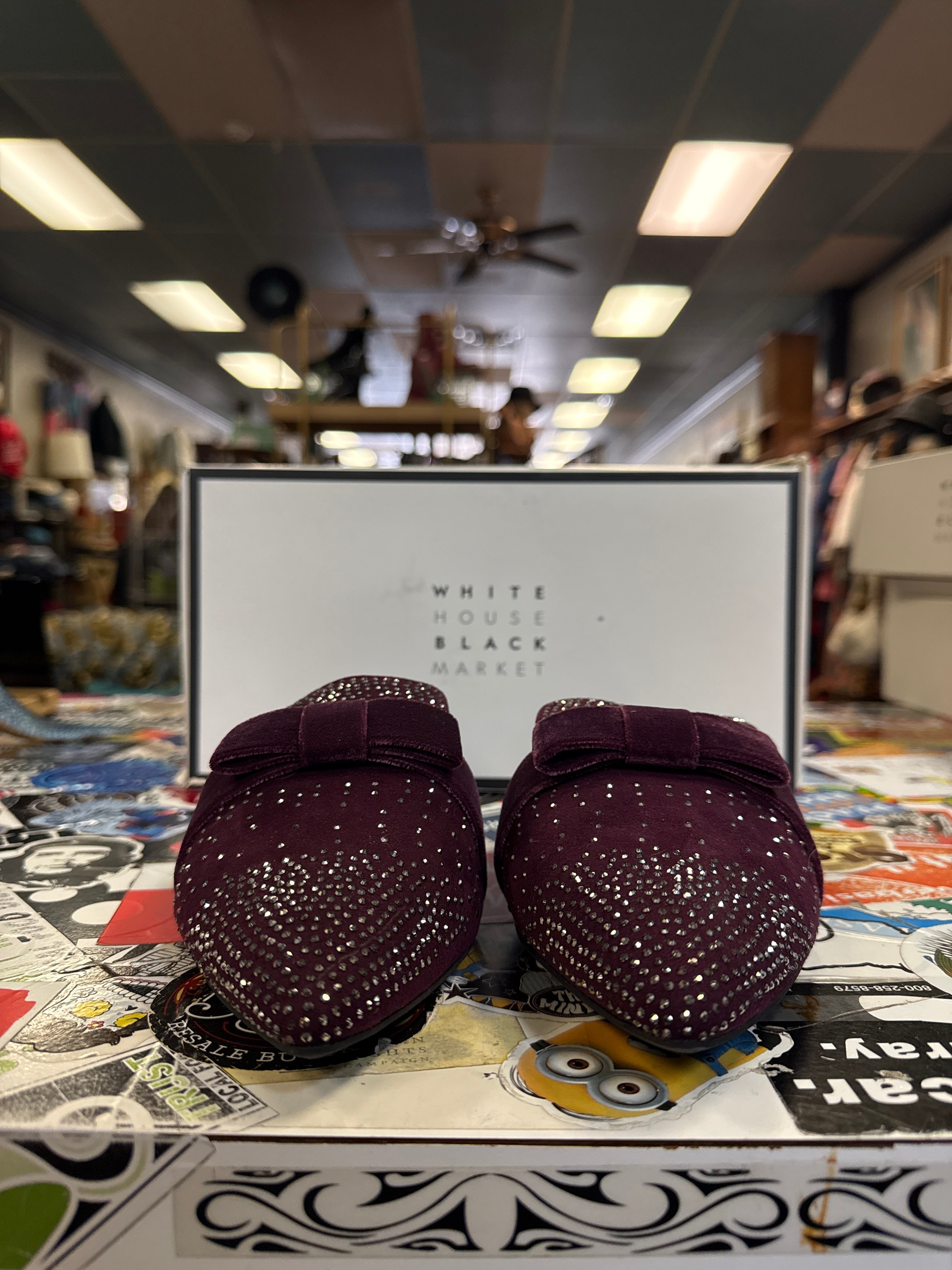 NIB WHBM BLAIRE SPARKLE SLIDE (org$98)