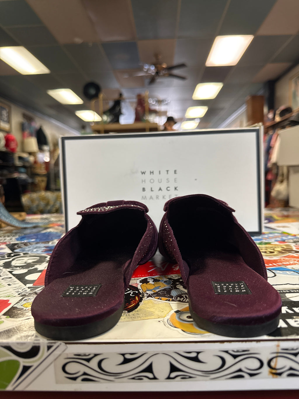 NIB WHBM BLAIRE SPARKLE SLIDE (org$98)