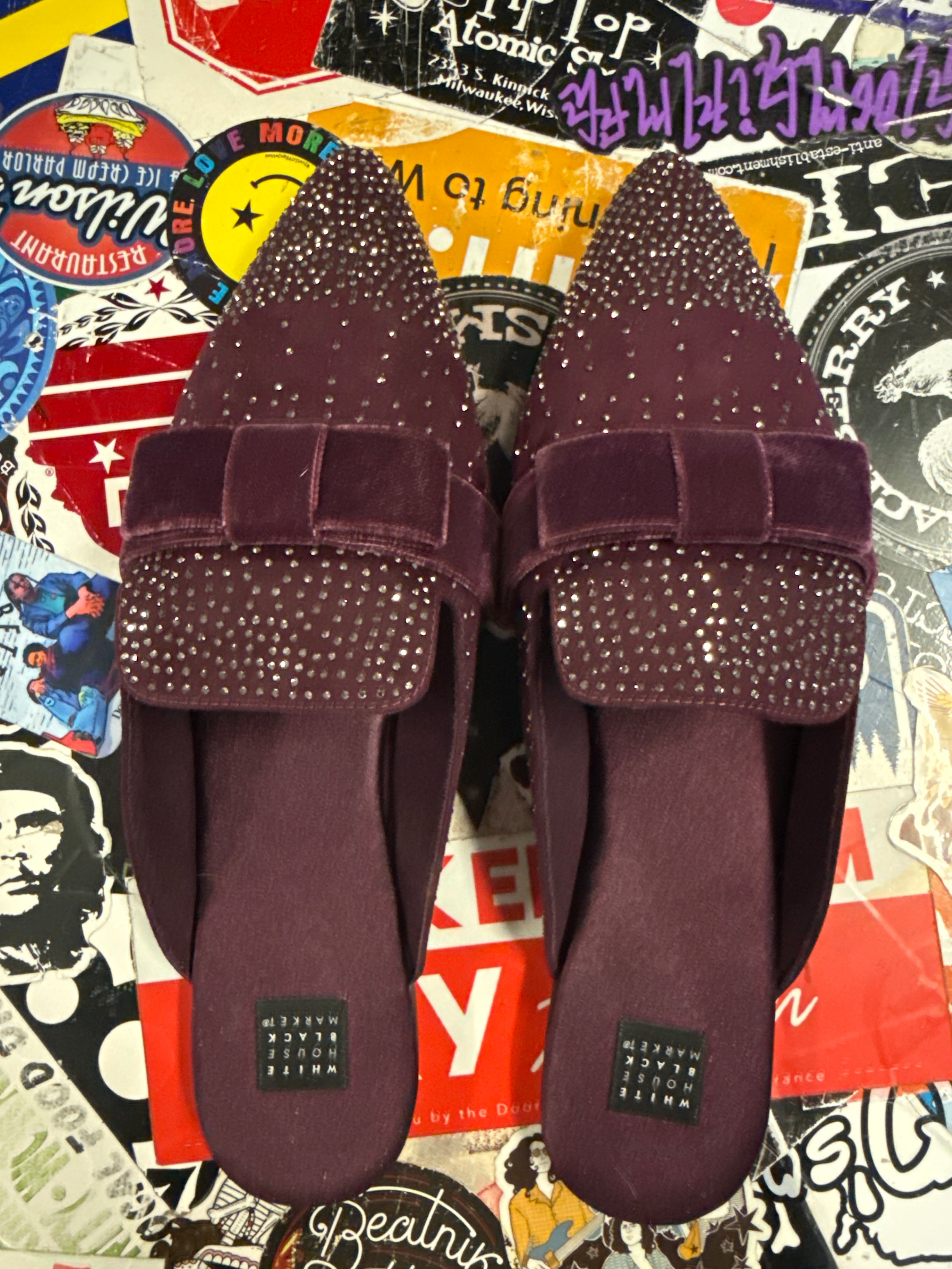 NIB WHBM BLAIRE SPARKLE SLIDE (org$98)