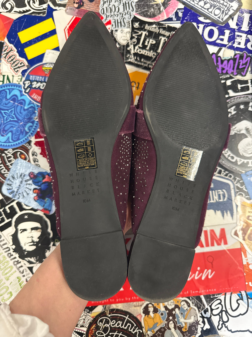 NIB WHBM BLAIRE SPARKLE SLIDE (org$98)