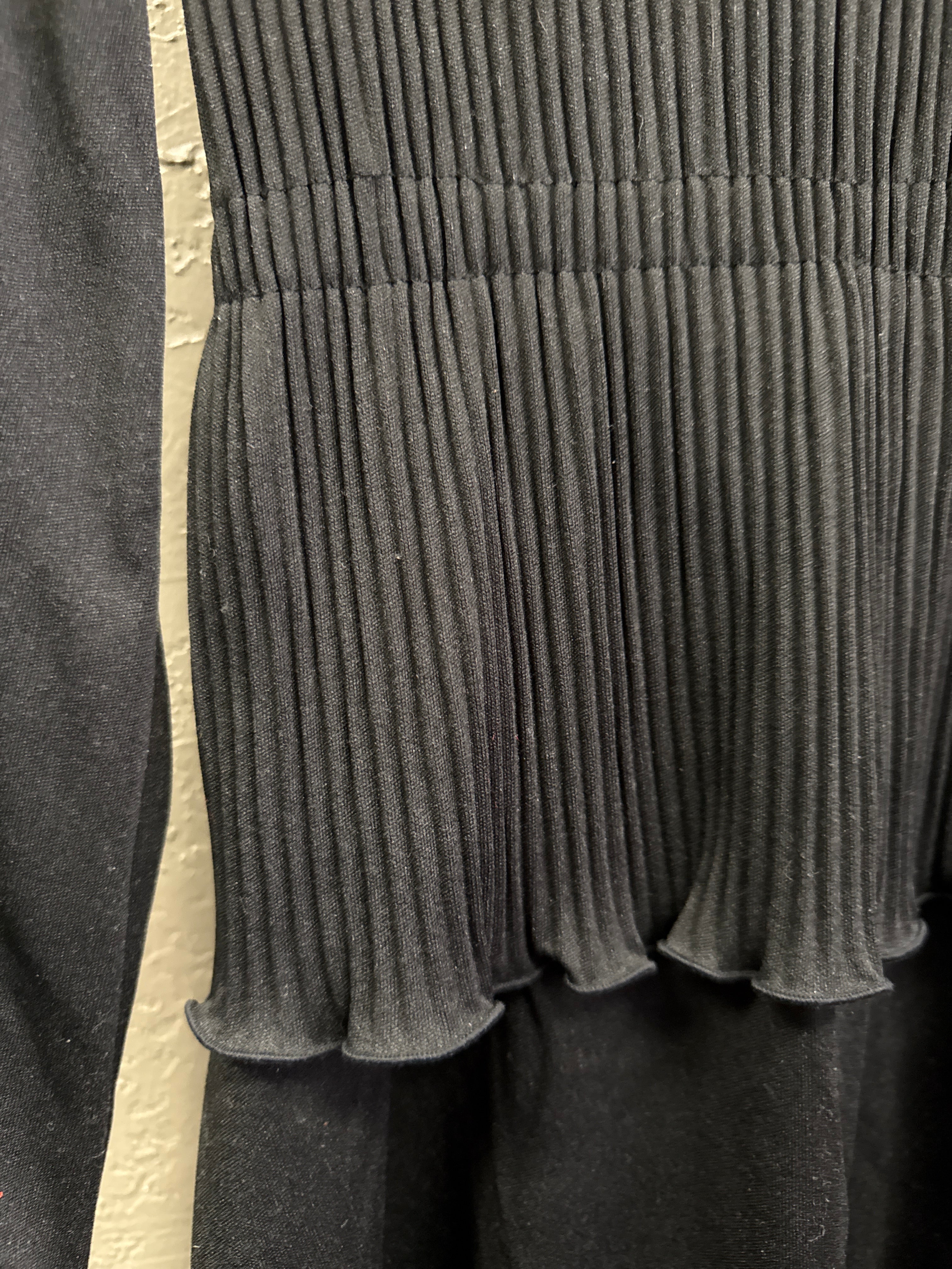 VTG PLEATED BODICE MIDI-DRESS