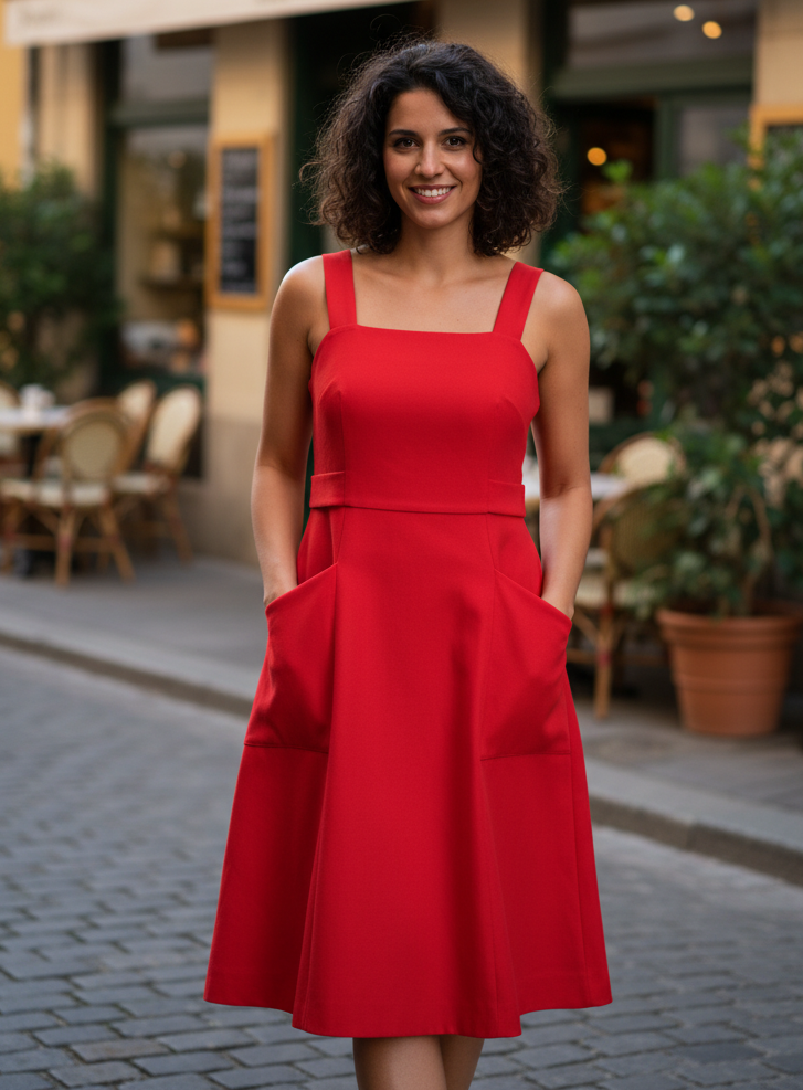 VTG CREST CAREERS DRESS