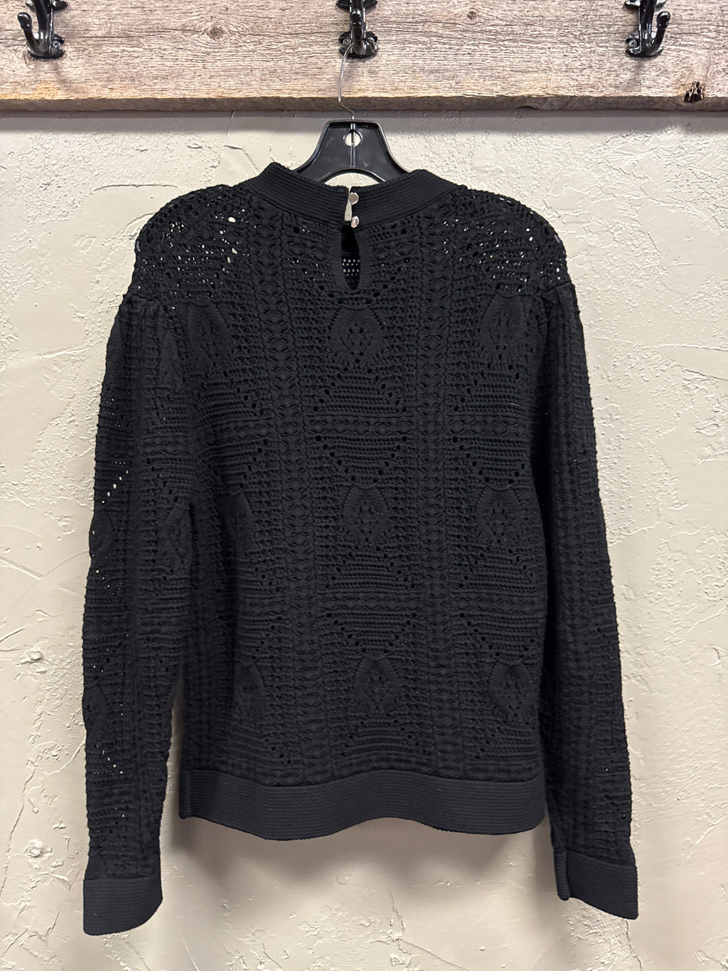 WHBM MOCK NECK POINTELLE SWEATER (org$99)