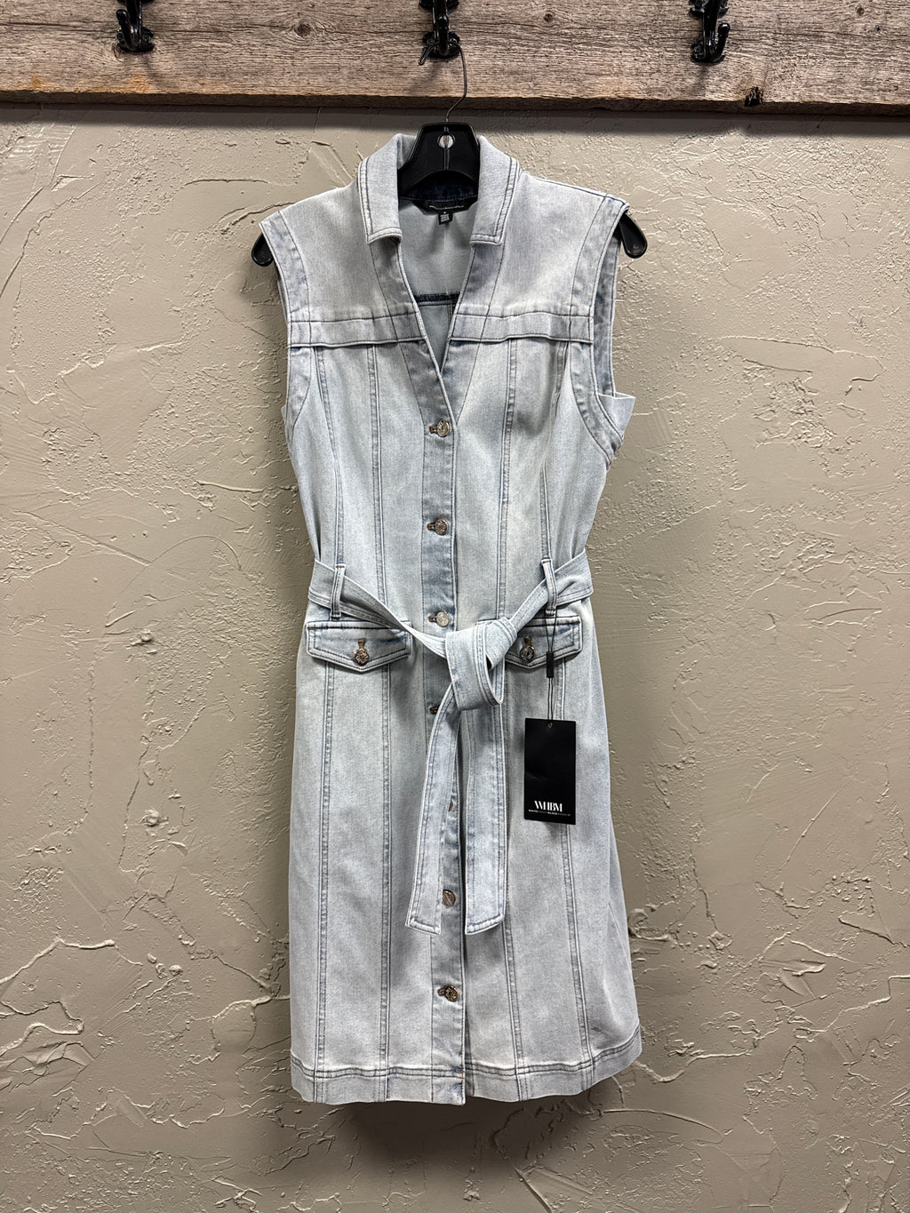 NWOT WHBM Denim Sheath Dress (org$160)