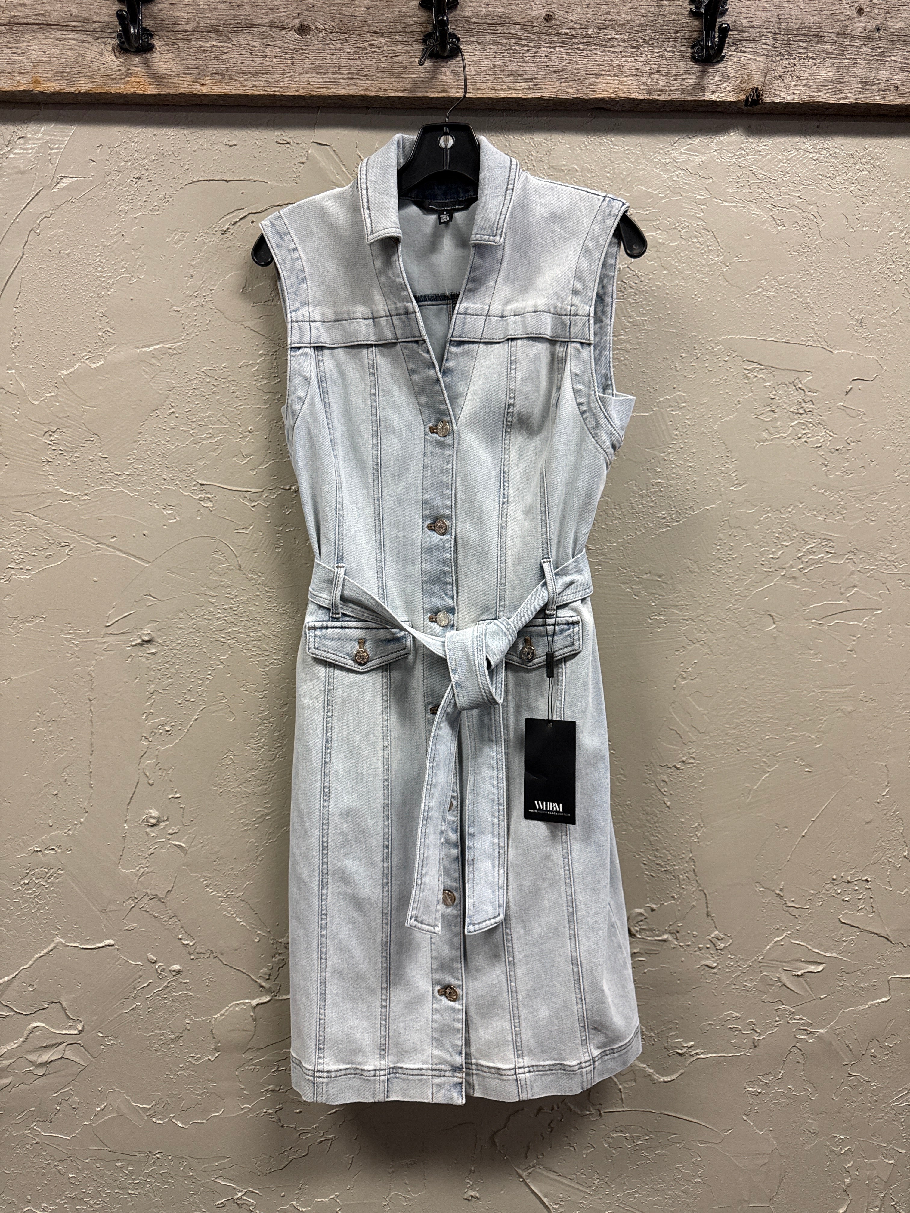 NWOT WHBM Denim Sheath Dress (org$160)