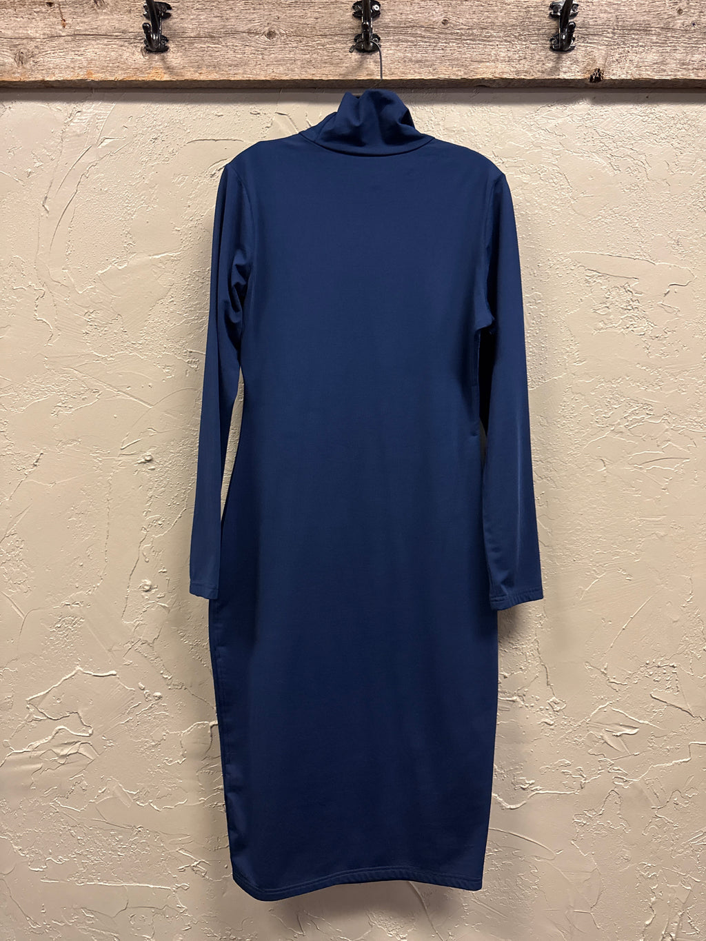 Turtleneck Bodycon Midi Dress