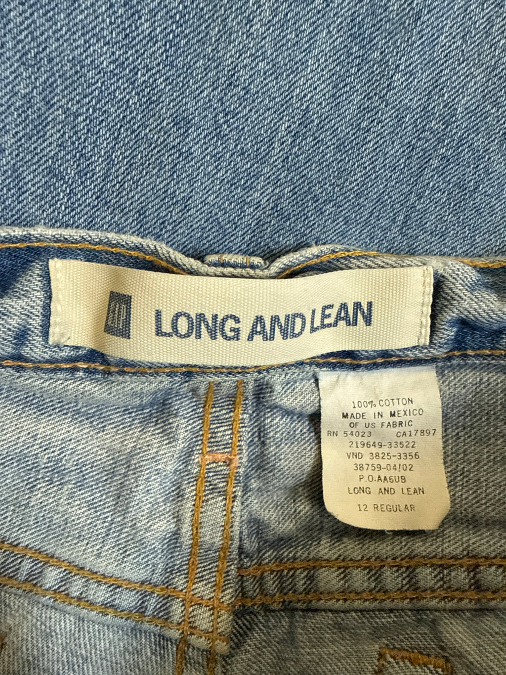 VTG GAP LONG AND LEAN JEAN