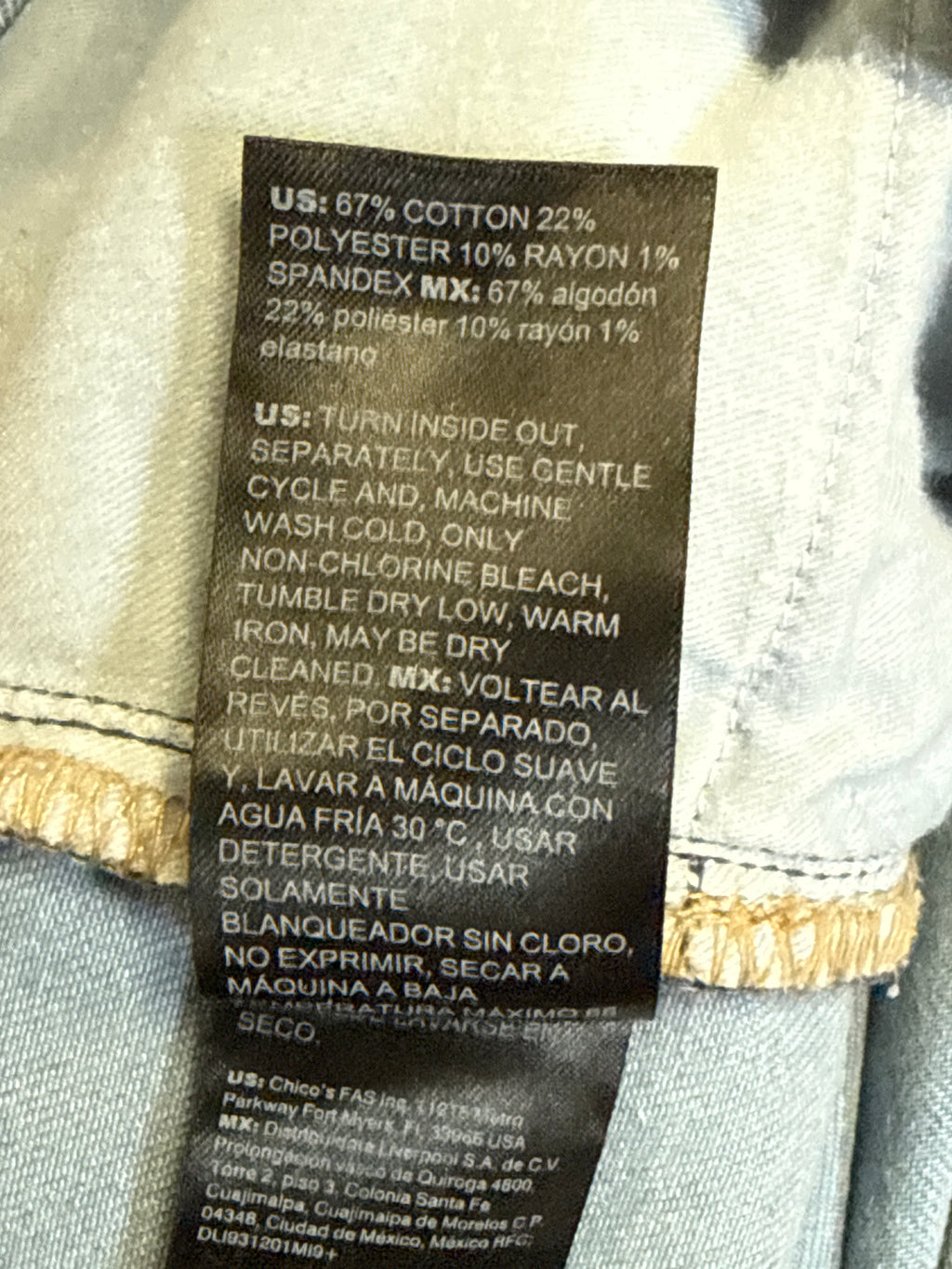 WHBM CUFFED CROP JEAN (org$120)