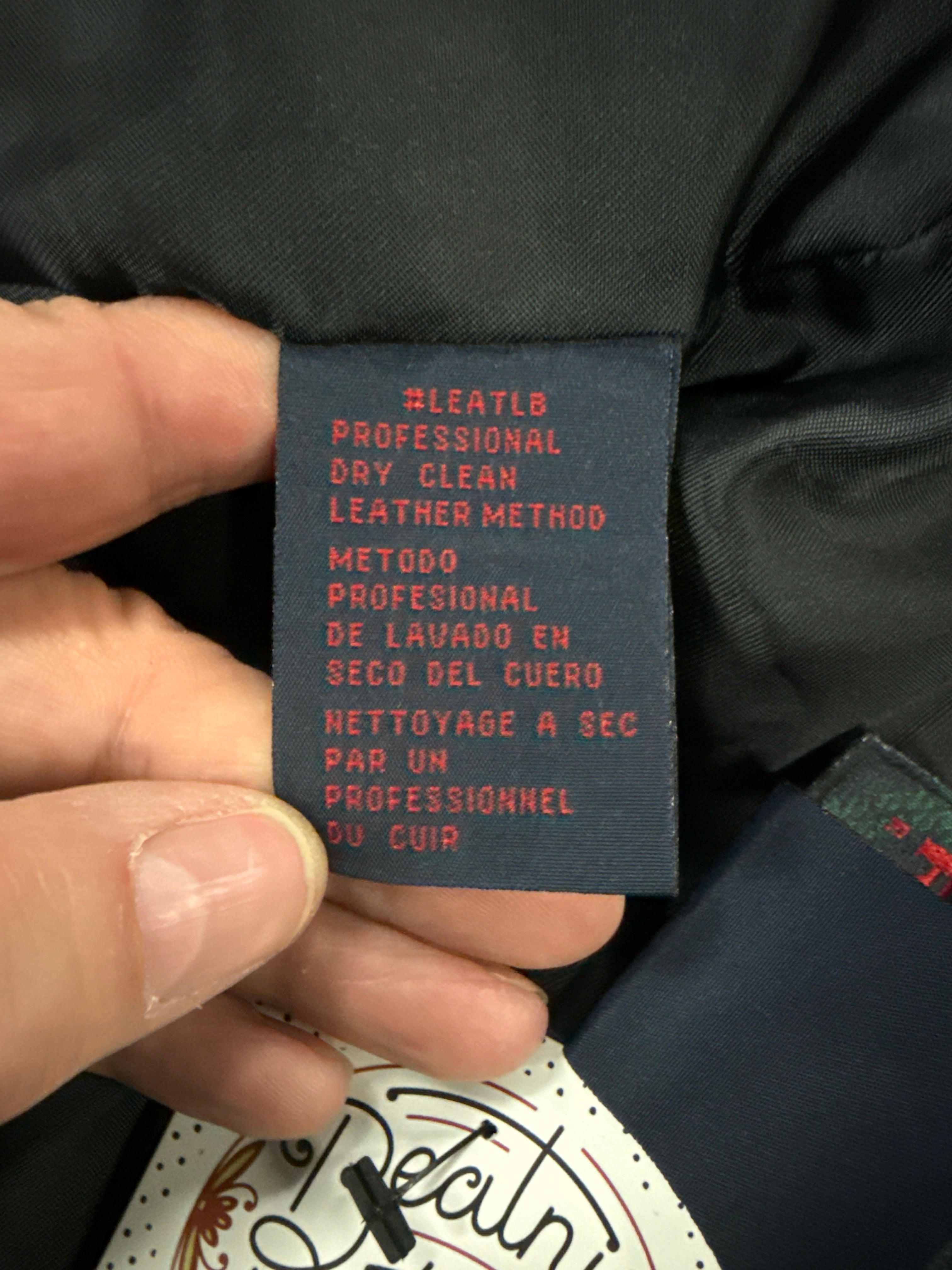 VTG RALPH LAUREN LEATHER HALTER