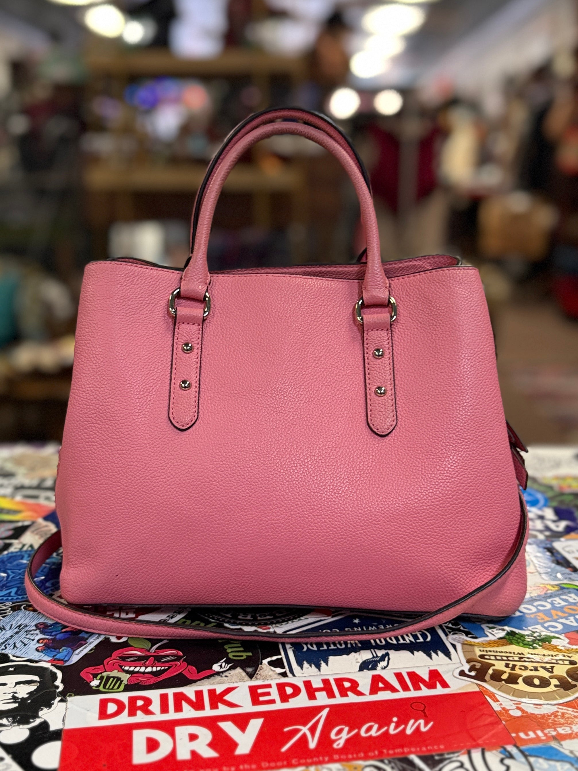 KATE SPADE LEATHER SATCHEL (org$379)