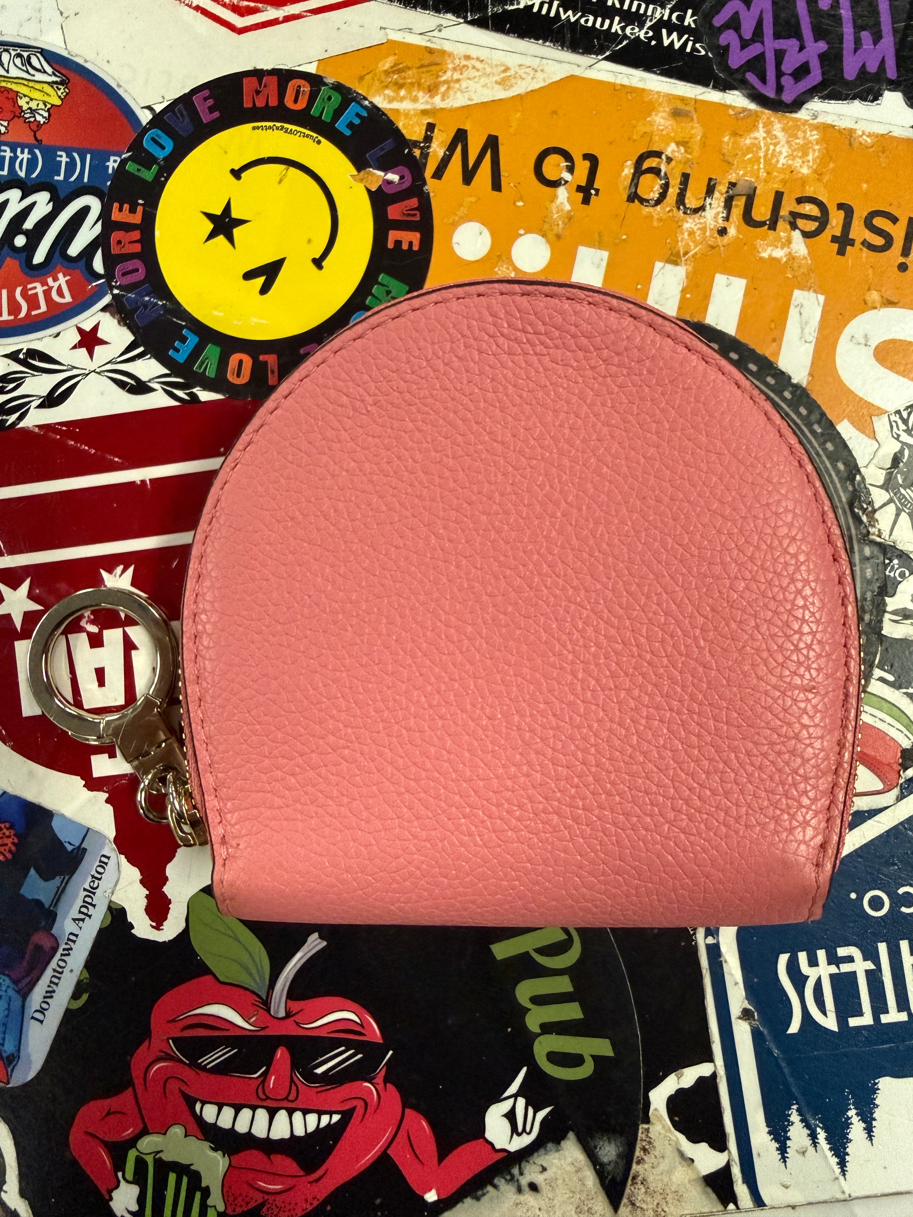 KATE SPADE PEBBLED LEATHER COIN PURSE (org$99)