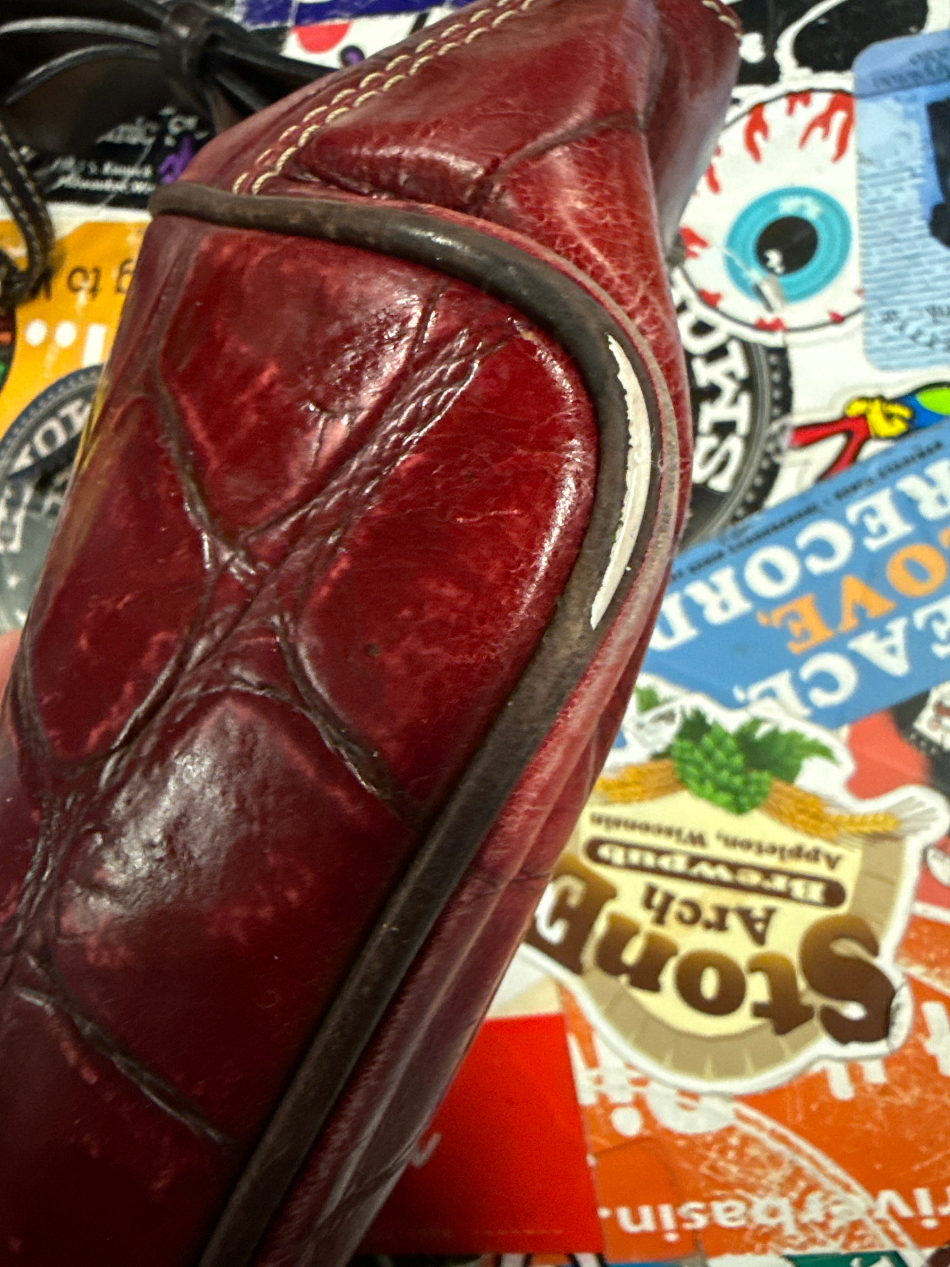 VTG DOONEY & BOURKE CROC-NILE BAG