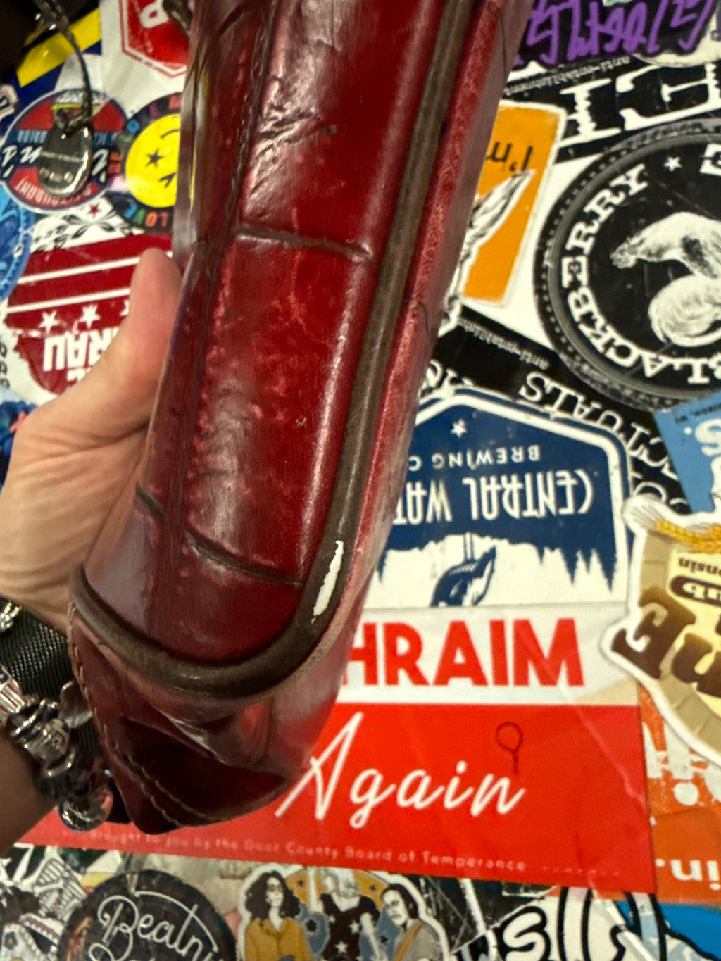 VTG DOONEY & BOURKE CROC-NILE BAG