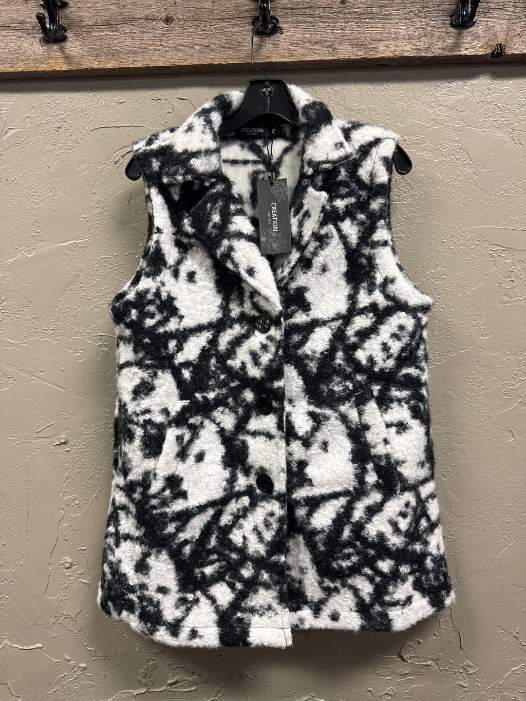 NWT Creation Notch Lapel Vest (org$65)