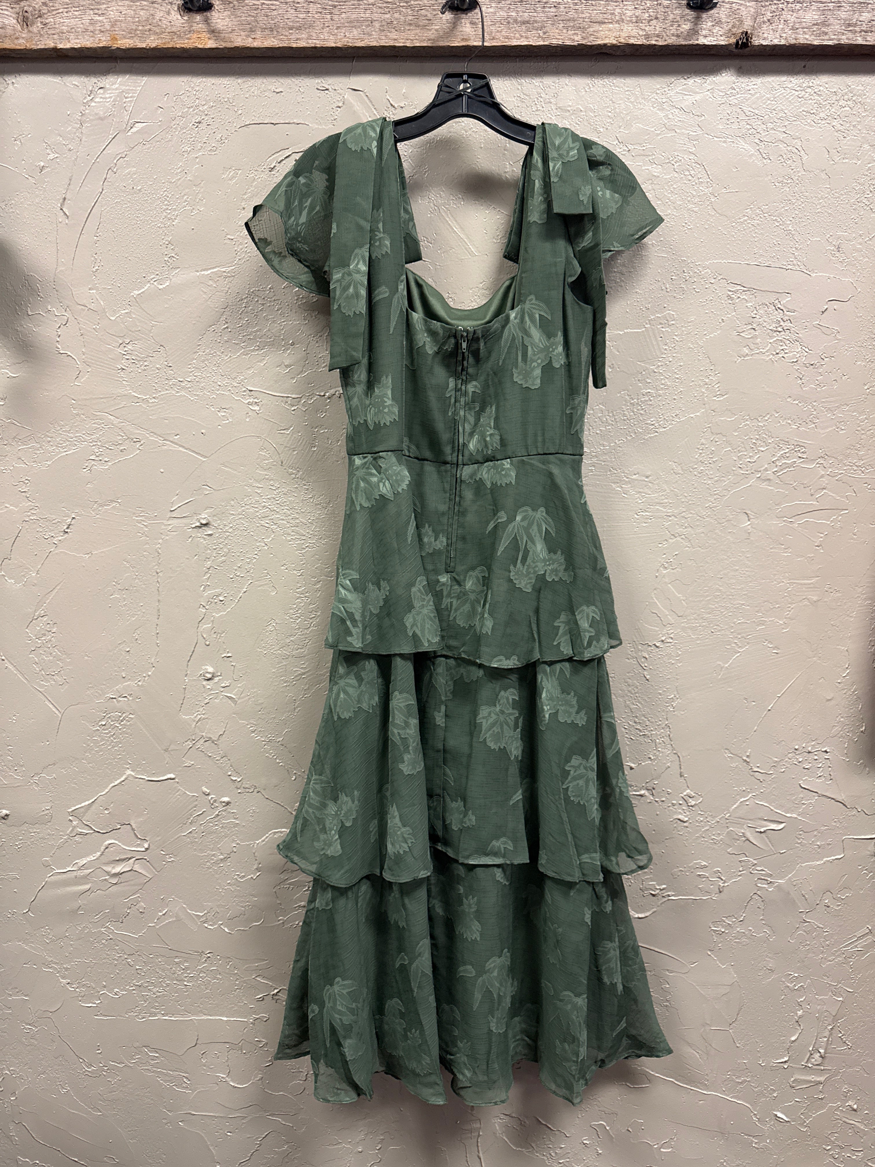 FRANCESCAS TIERED MIDI DRESS (org$78)