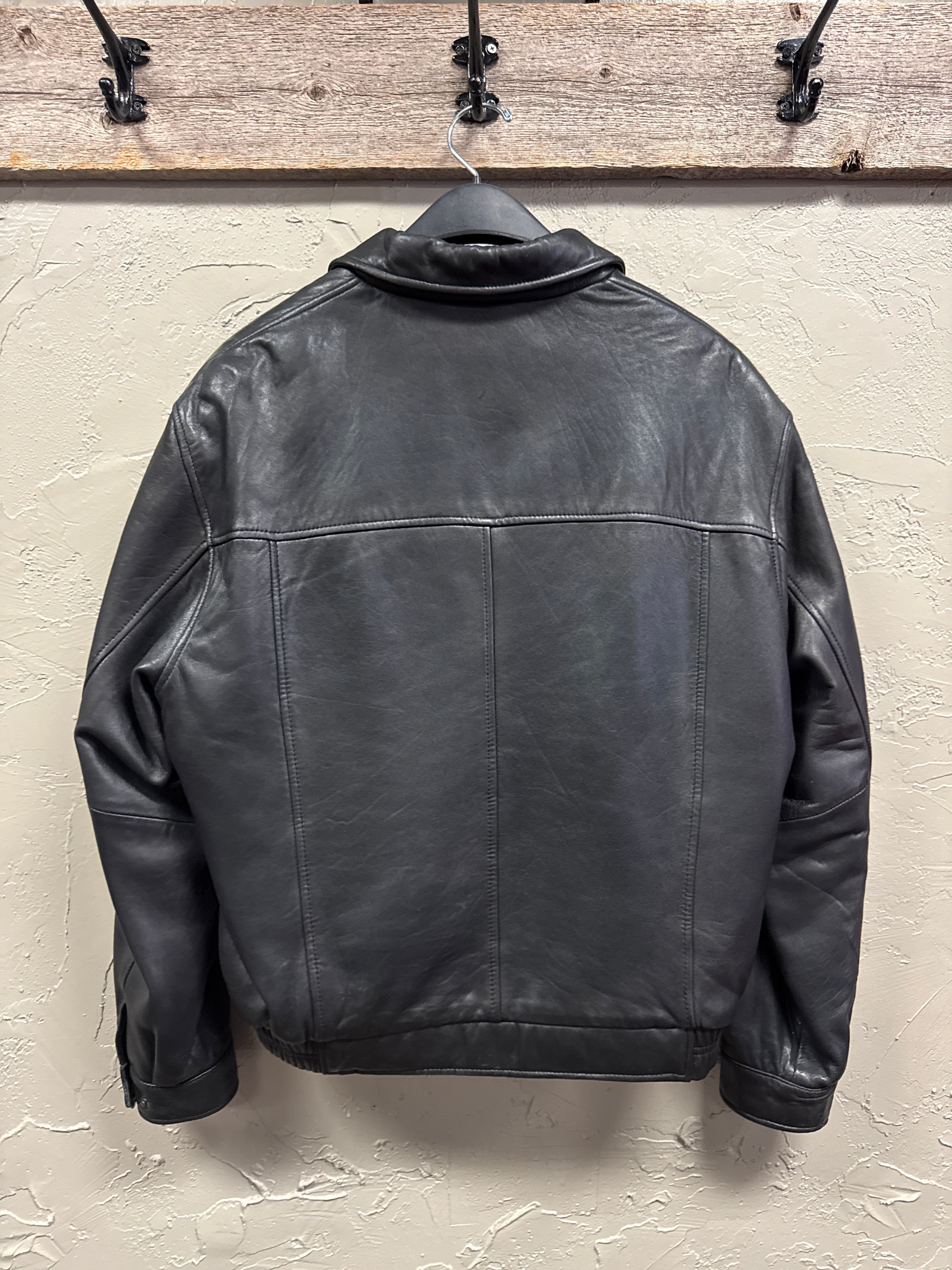 VTG 80's MEMBERS ONLY LEATHER BOMBER