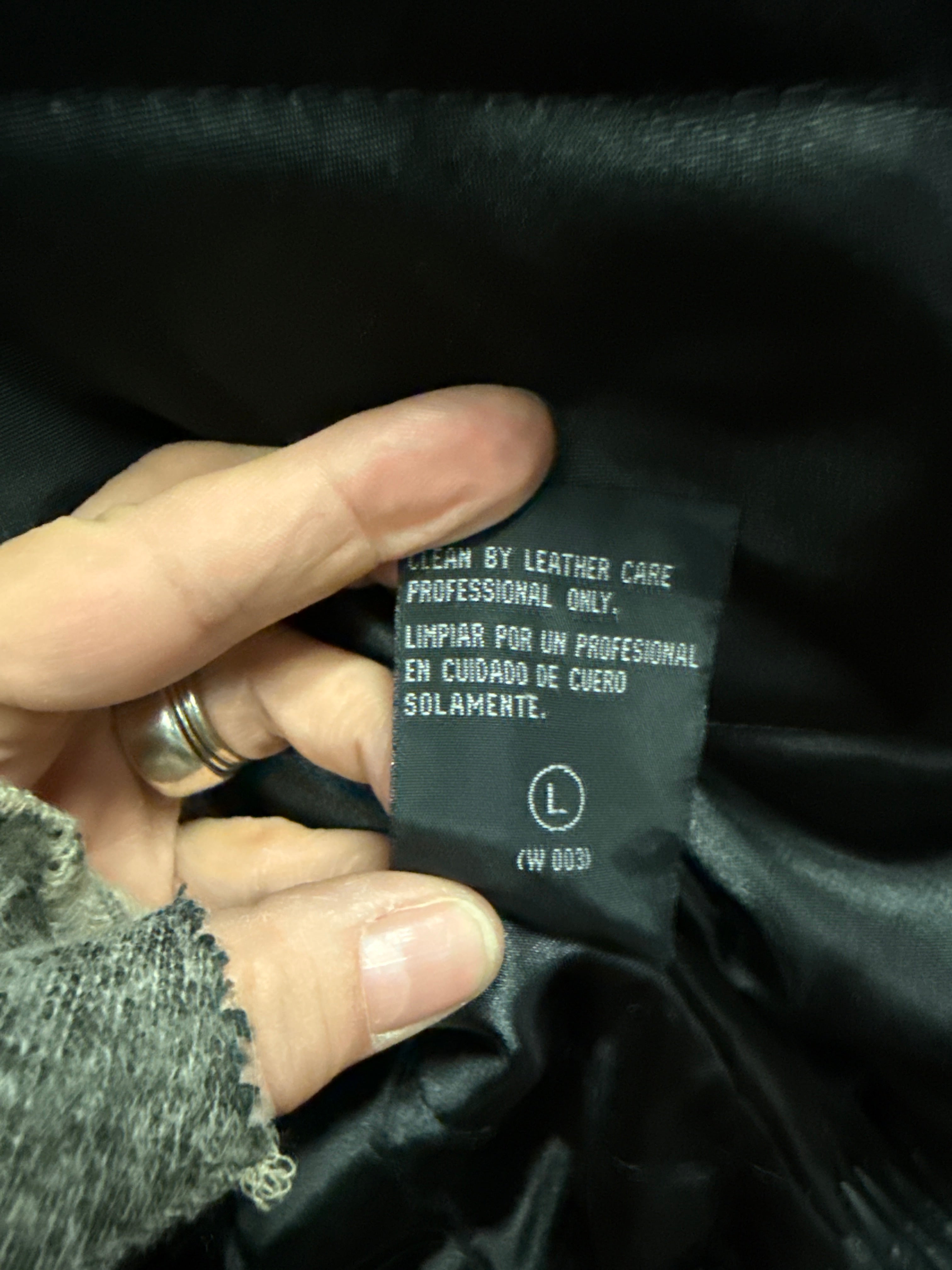 VTG 80's MEMBERS ONLY LEATHER BOMBER