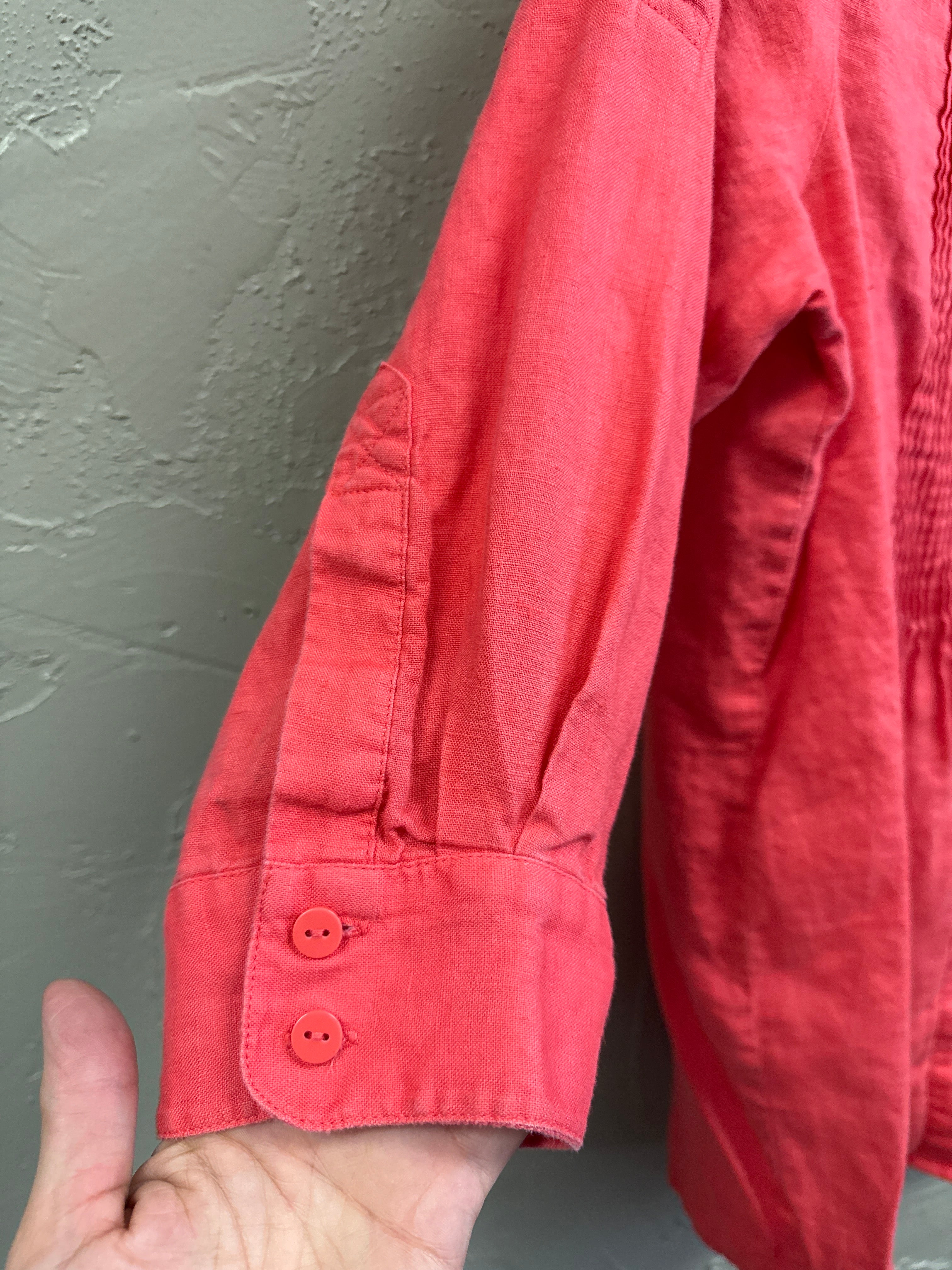 BLUE LINEN TUNIC (org$160)