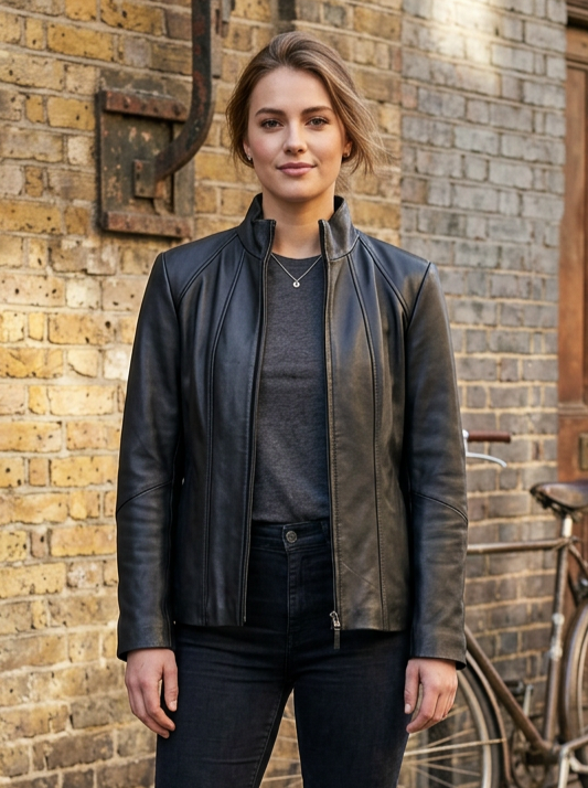 REACTION by KC LEATHER JACKET