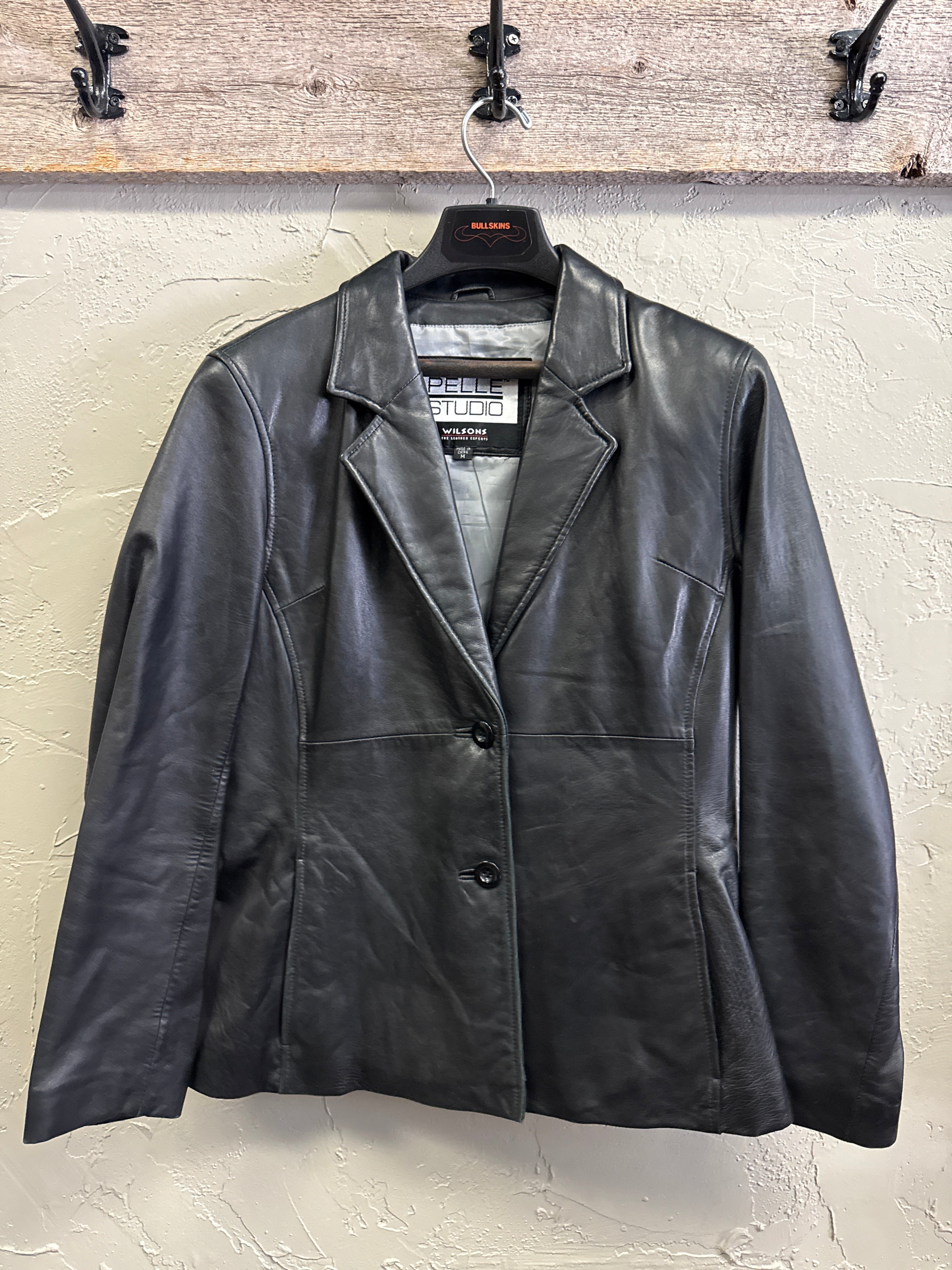 PELLE STUDIO LEATHER BLAZER