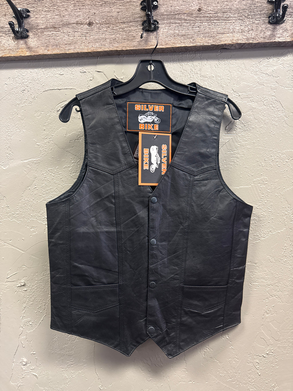 NWT SILVER BIKE RIDING VEST (org$75)