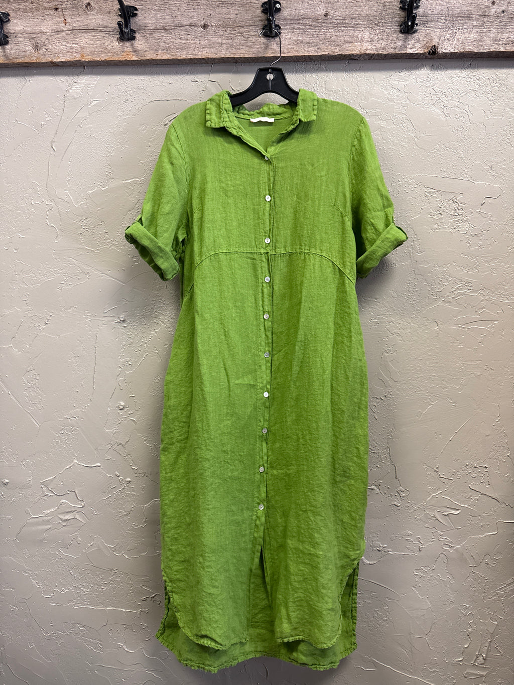 Cut Loose Linen Shirt Dress (org$128)