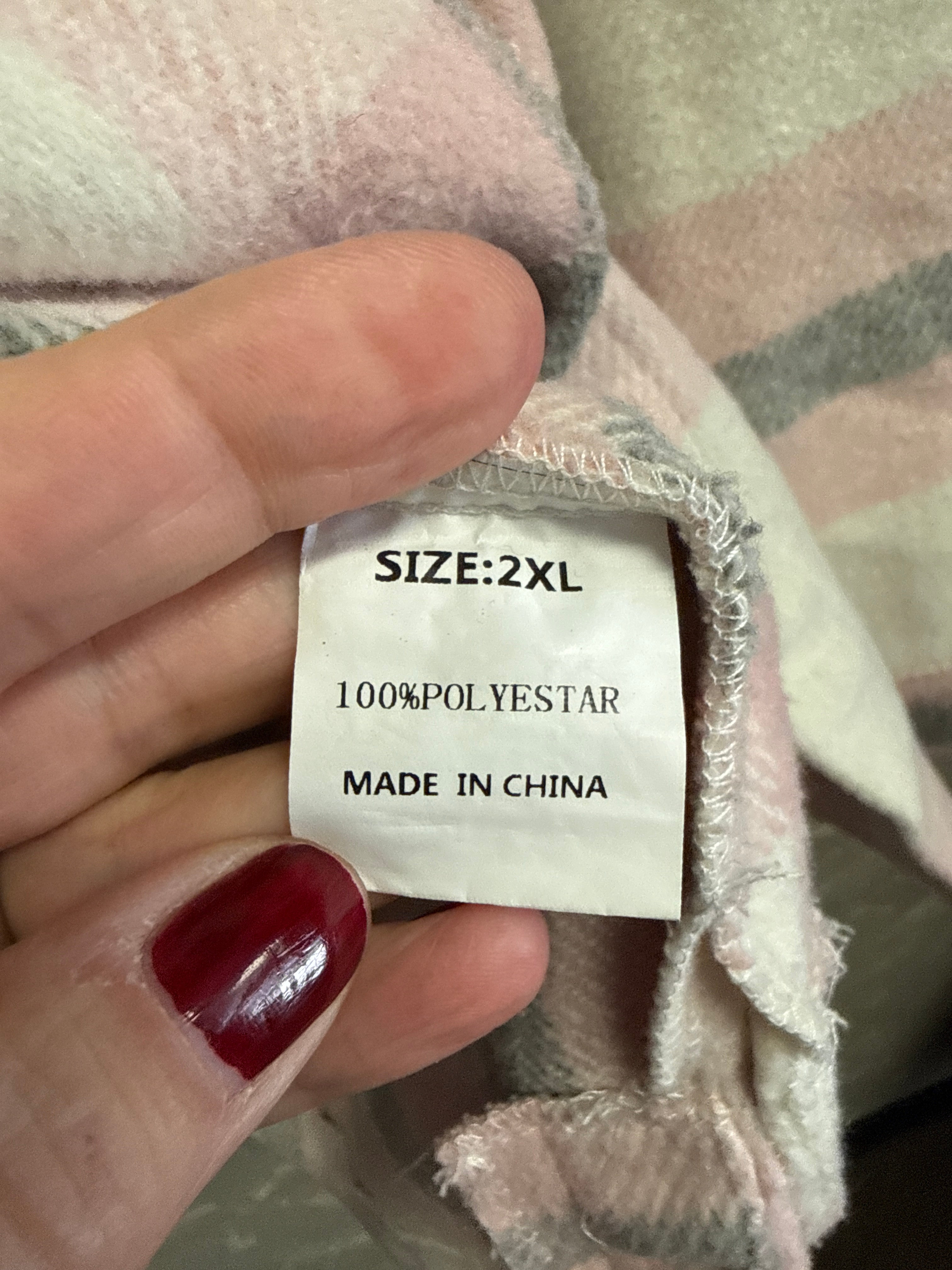 PINK & GREY PLAID SHACKET