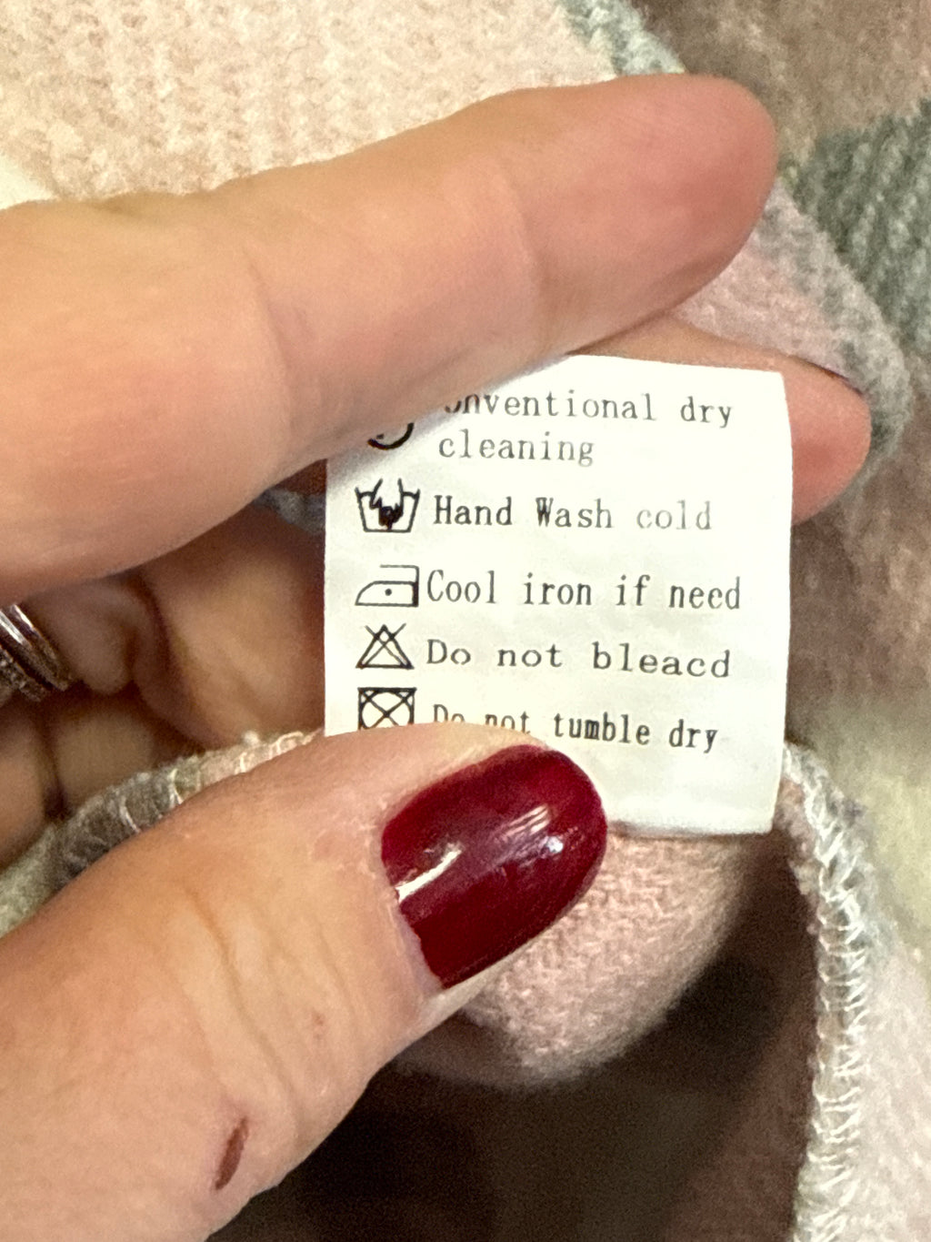 PINK & GREY PLAID SHACKET