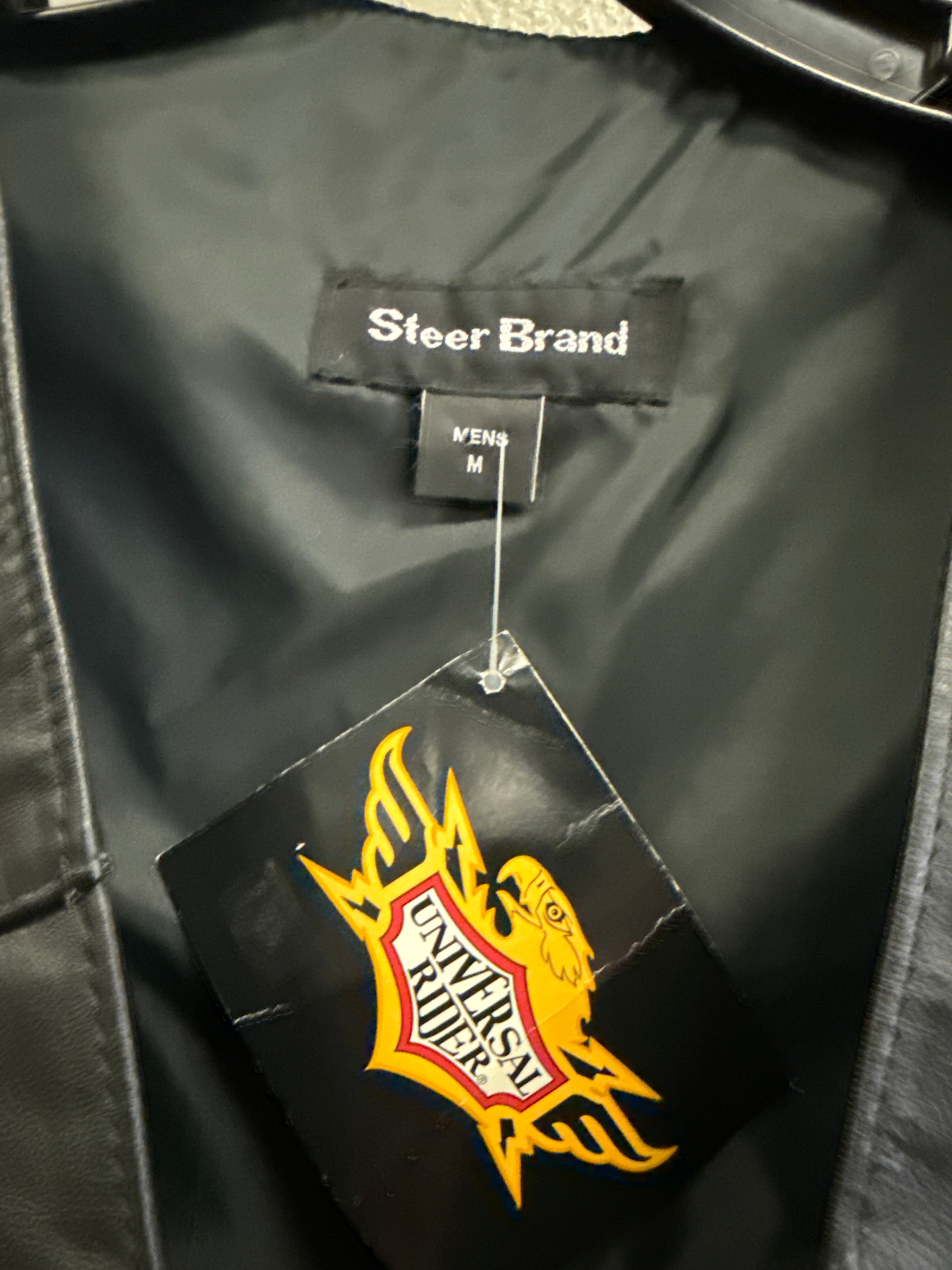 NWT STEER BRAND LEATHER VEST