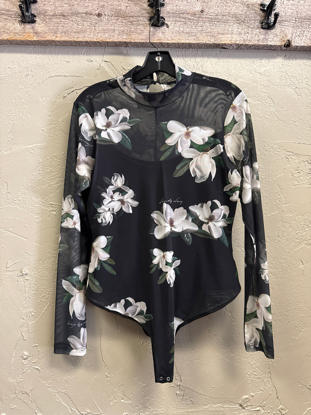 ALLSAINTS FLORAL BODYSUIT (or$115)