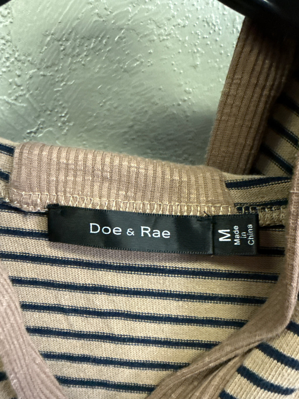 DOE & RAE STRIPED PULLOVER