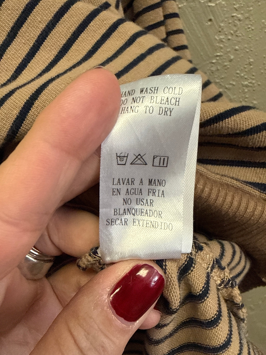 DOE & RAE STRIPED PULLOVER