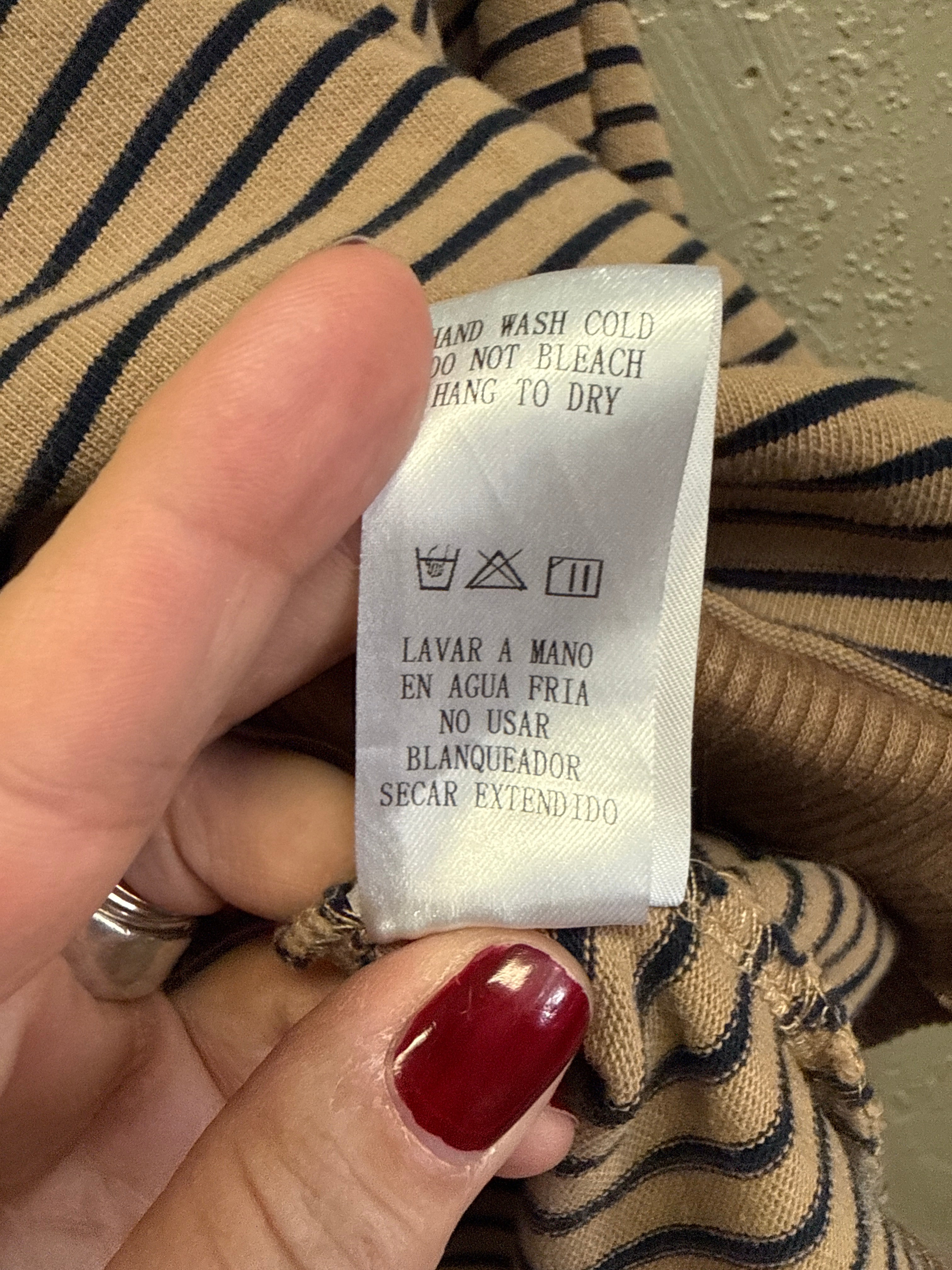 DOE & RAE STRIPED PULLOVER