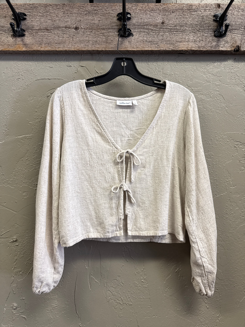 Willow & Root Front-Tie Top