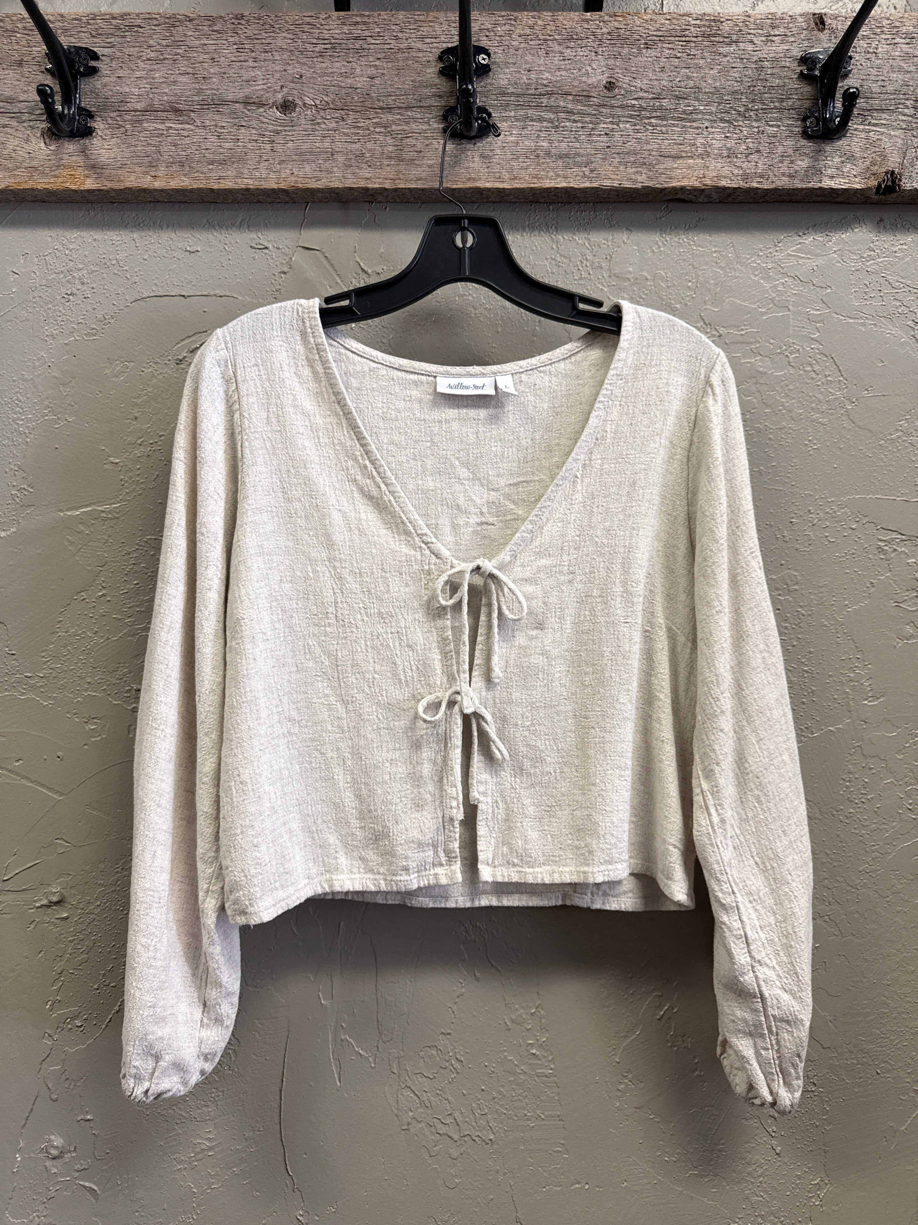 Willow & Root Front-Tie Top