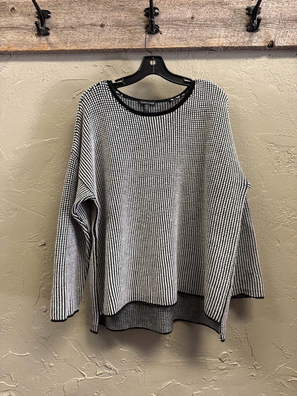 Eileen Fisher Textured Wool Sweater (org$278)
