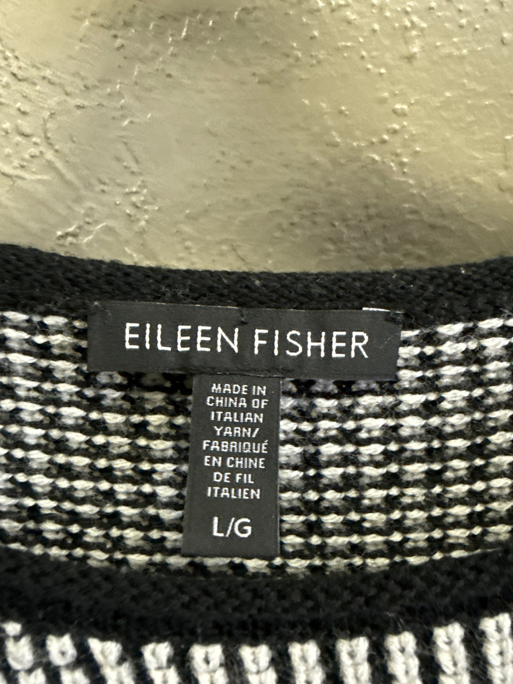 Eileen Fisher Textured Wool Sweater (org$278)