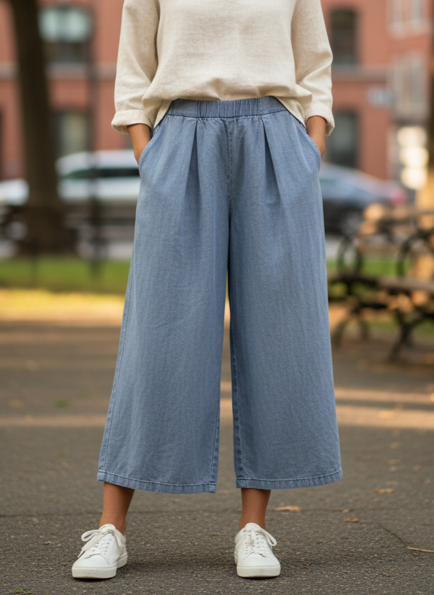 HUNTER & BROWN WIDE-LEG PANT (org$88)