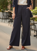 ZARA PLEATED WIDE LEG PANT