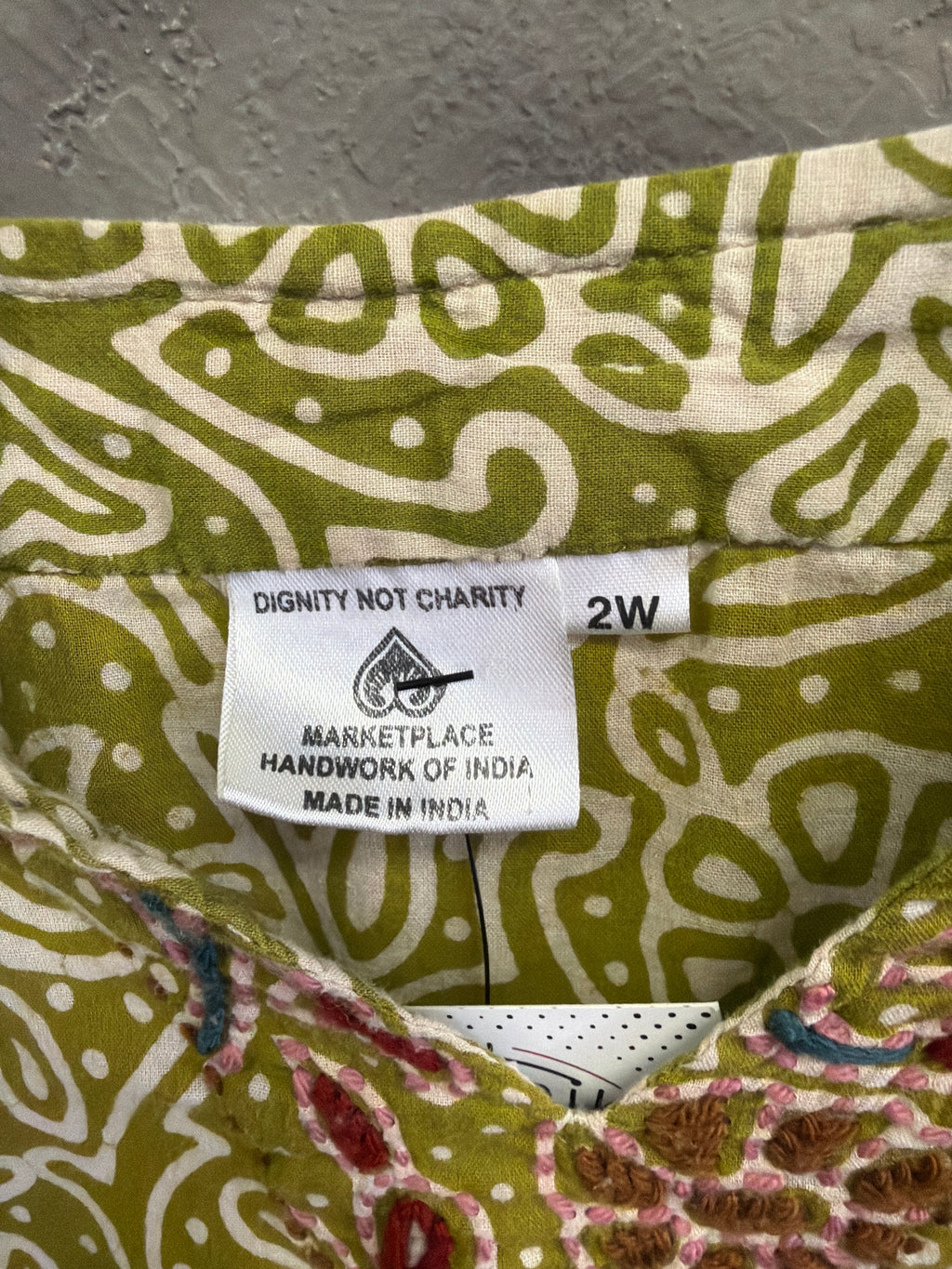 MARKETPLACE 100% COTTON TUNIC