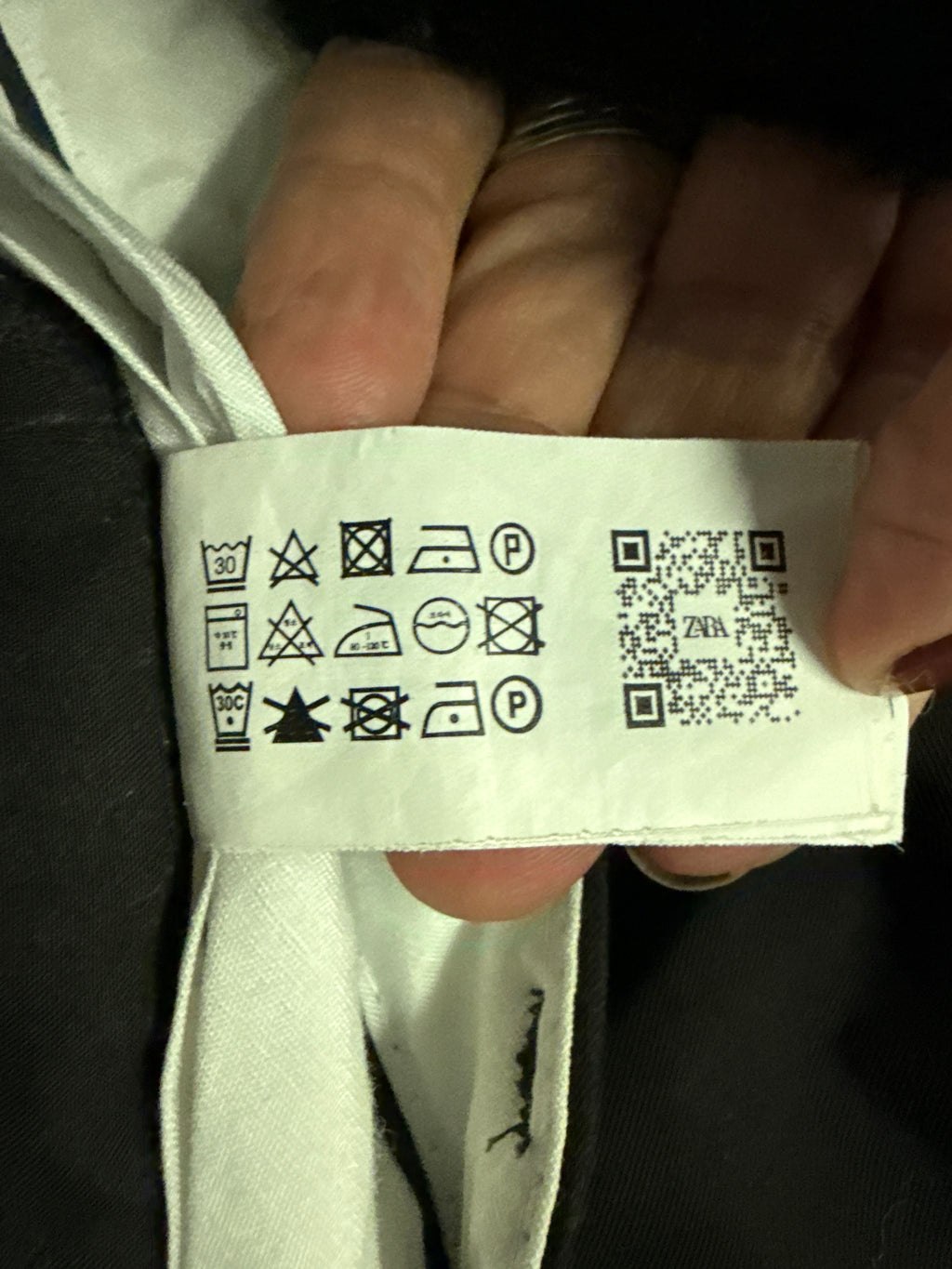 ZARA PLEATED WIDE LEG PANT