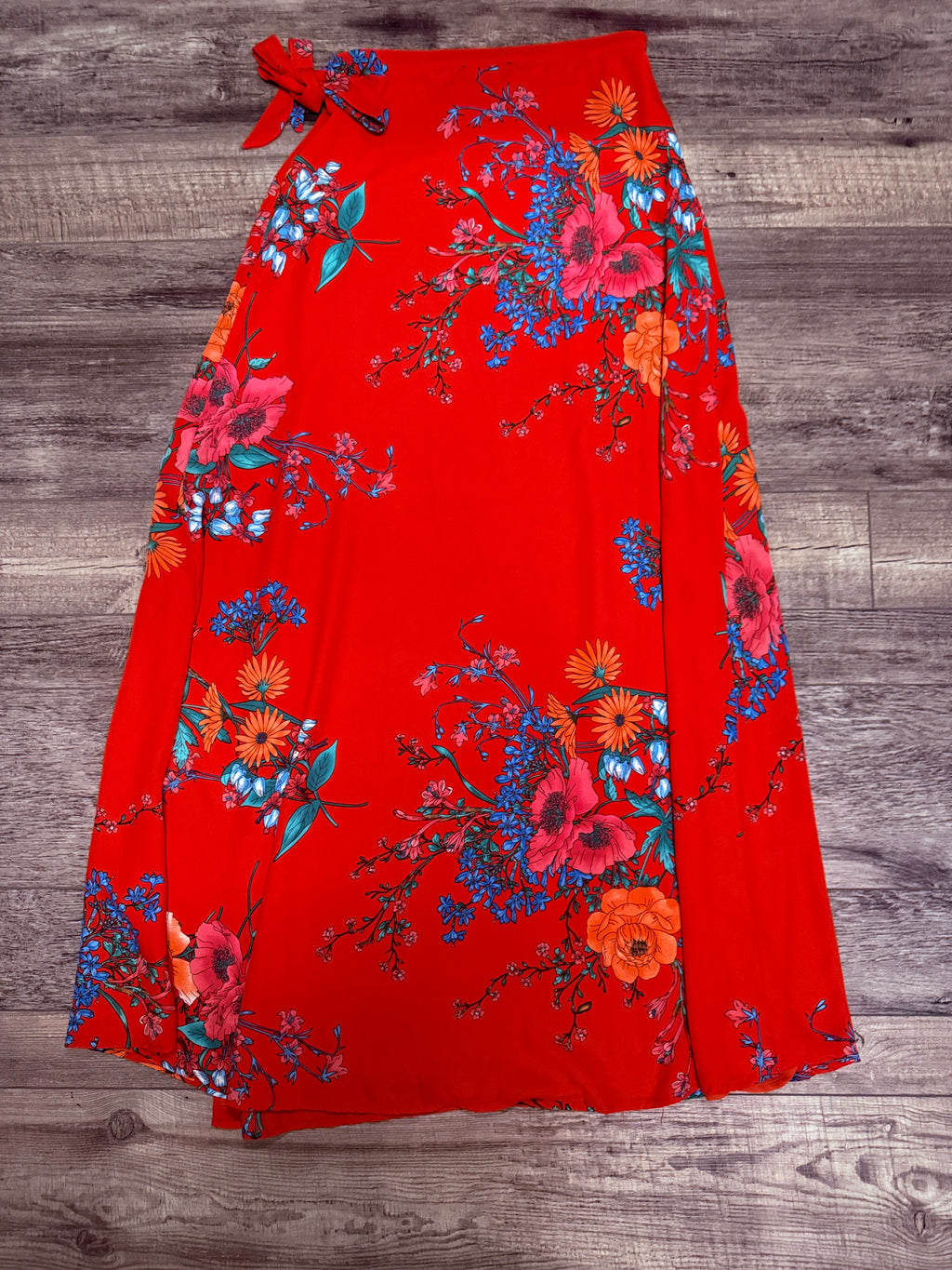 LULUS MAXI WRAP SKIRT