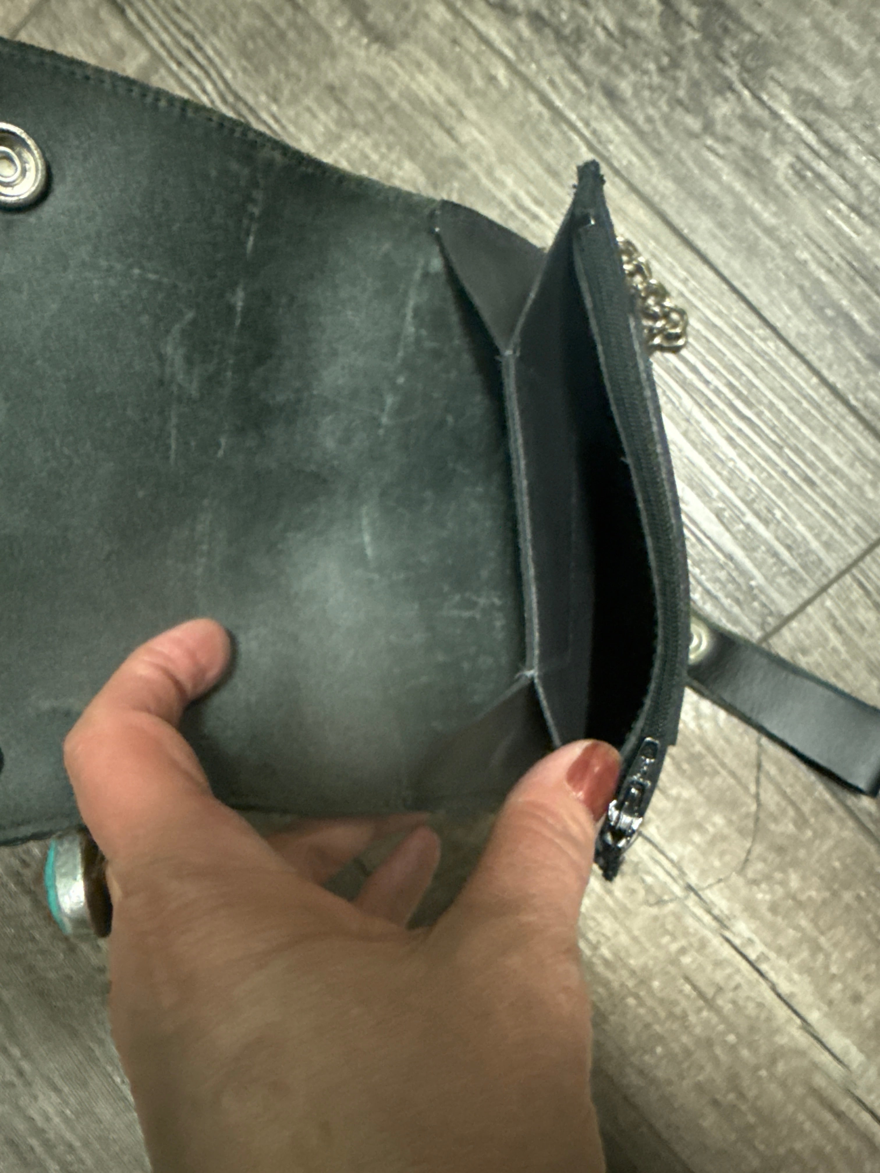 NWOT BRAIDED EDGE TRUCKER WALLET